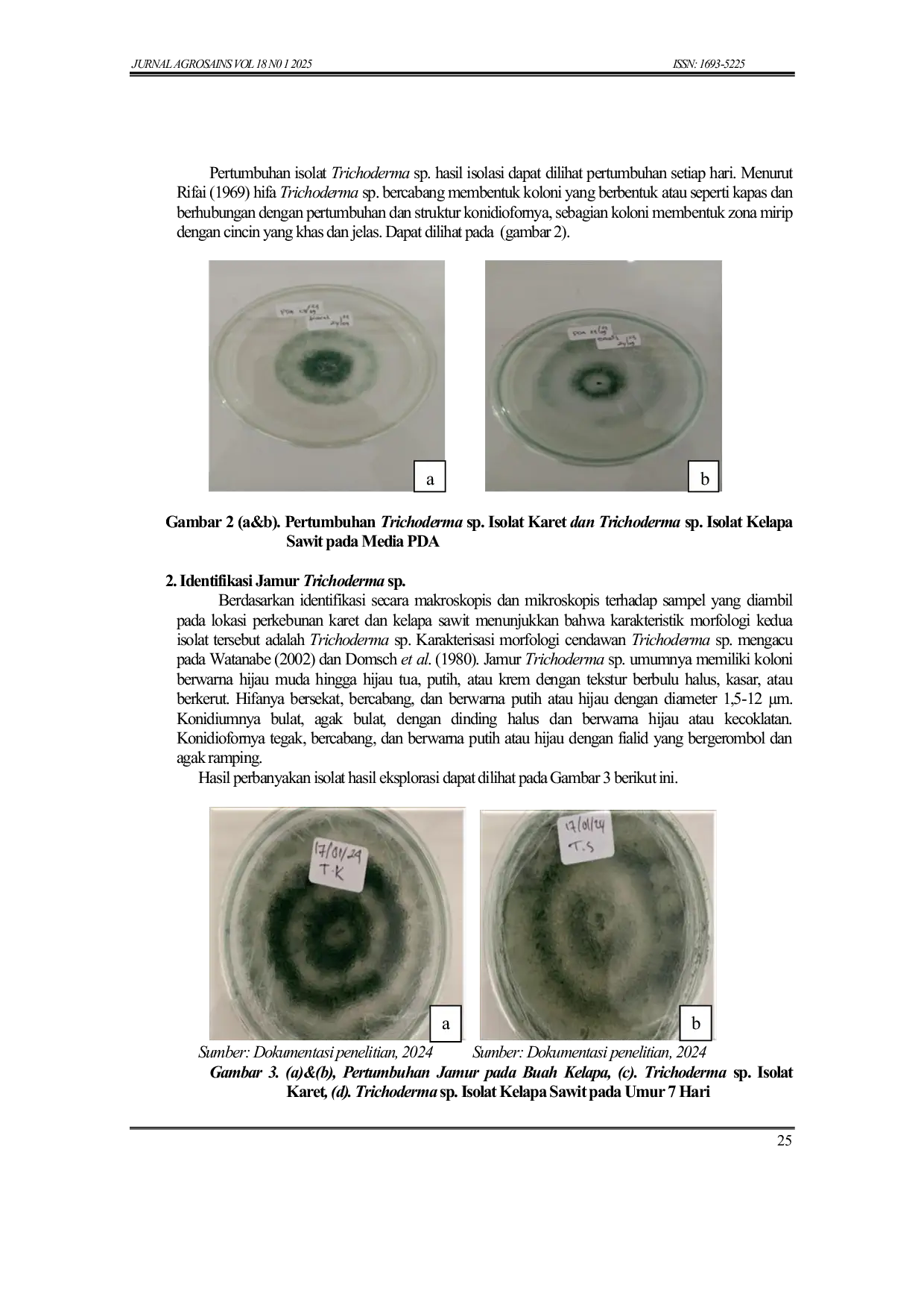 JURIS Eksplorasi Dan Uji Penghambatan Jamur Trichoderma sp Terhadap Ganoderma sp