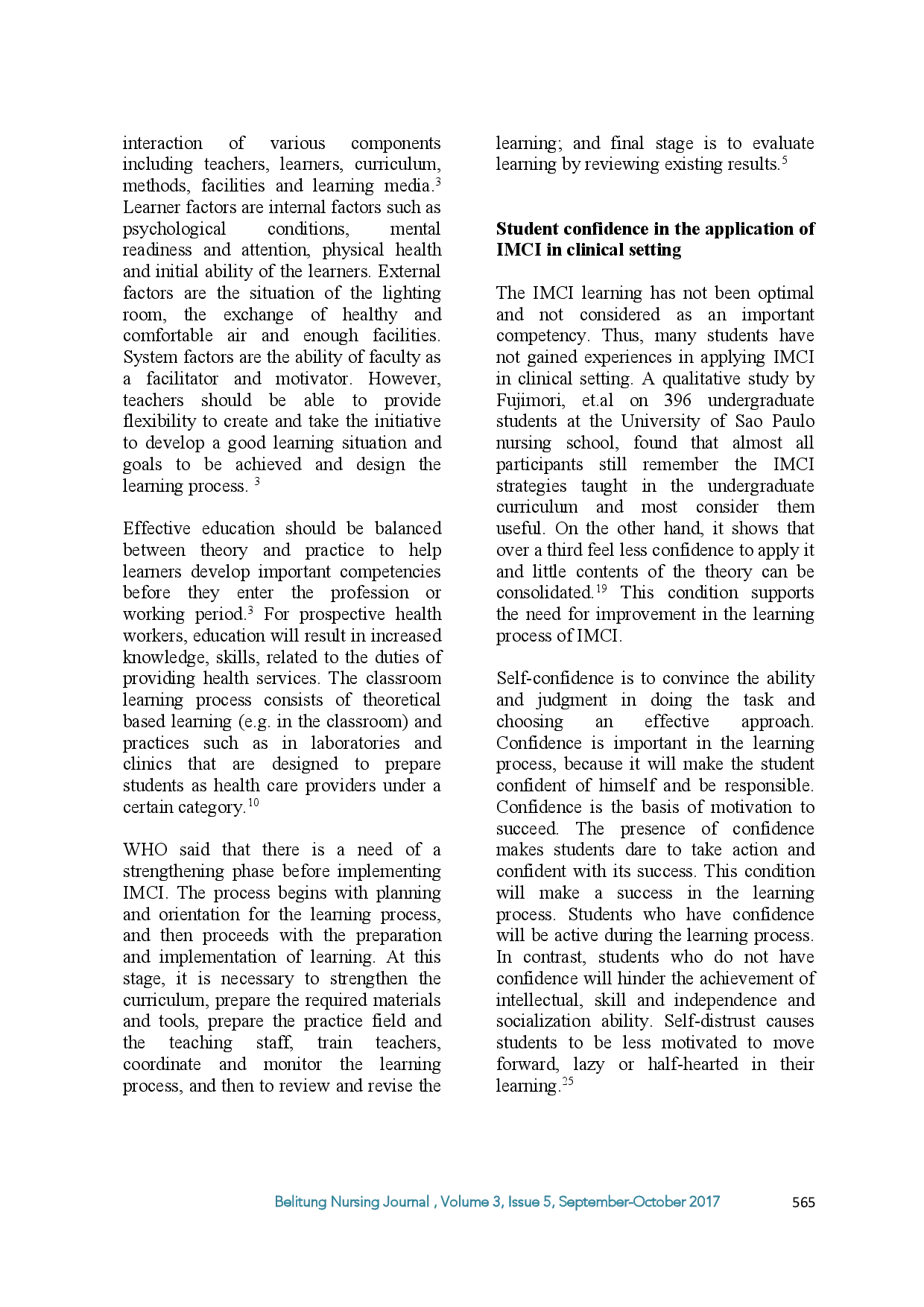 juris Developing Teaching Learning For Integrated Management Of Childhood Illness Imci A Qualitative Study In Aceh Indonesia