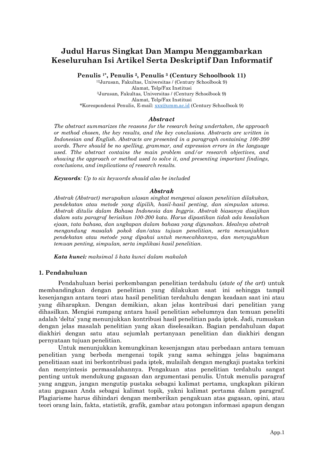 JURIS Author Guideline