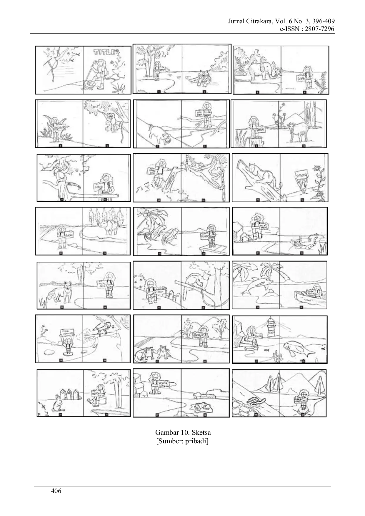 JURIS Perancangan Buku Ilustrasi Tentang Satwa Liar Dilindungi Untuk Anak Usia 6 11 Tahun Di Indonesia