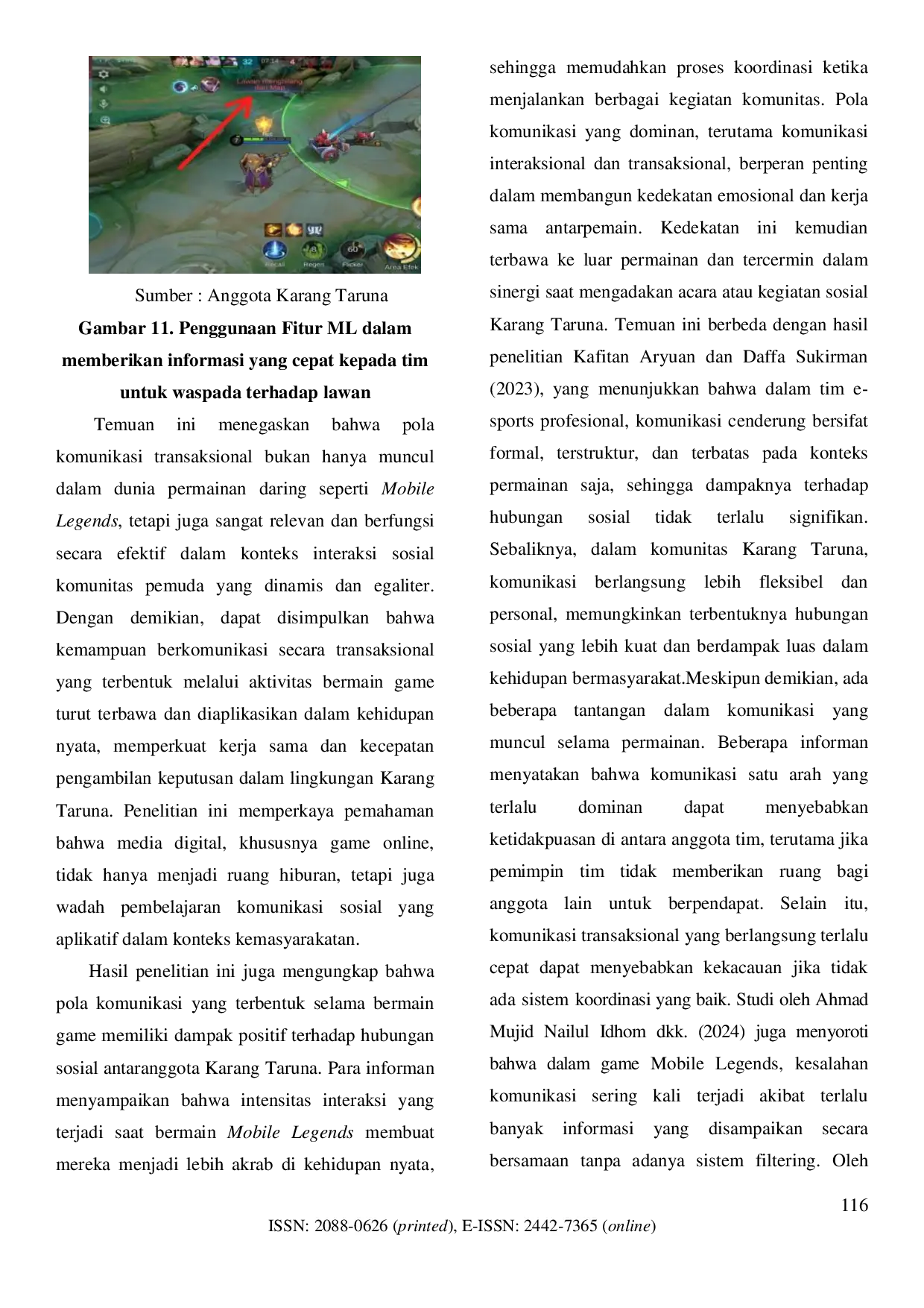 JURIS Pola Komunikasi Pemuda Karang Taruna Desa Kejapanan Penggemar Game Online Mobile Legend