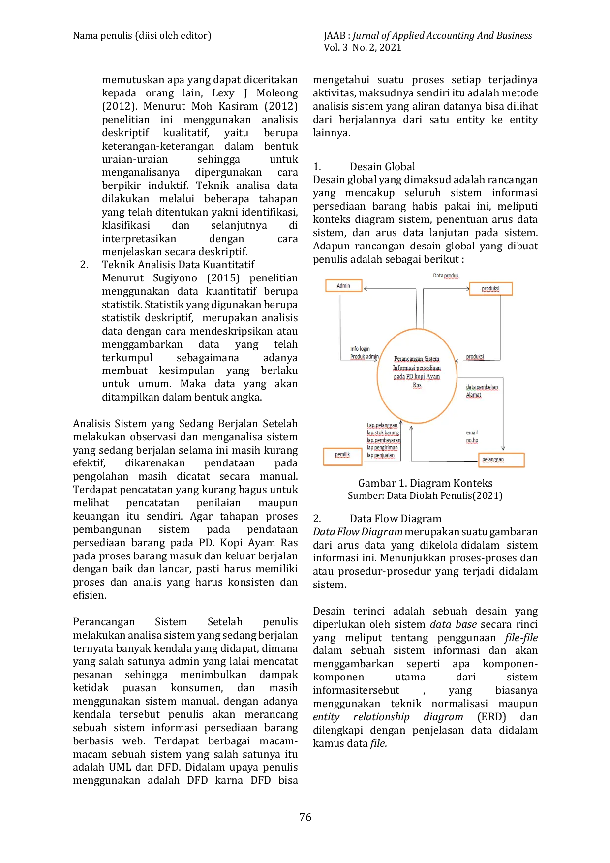 JURIS Perancangan Sistem Informasi Persediaan Barang Berbasis Web Pada PD Kopi Ayam Ras