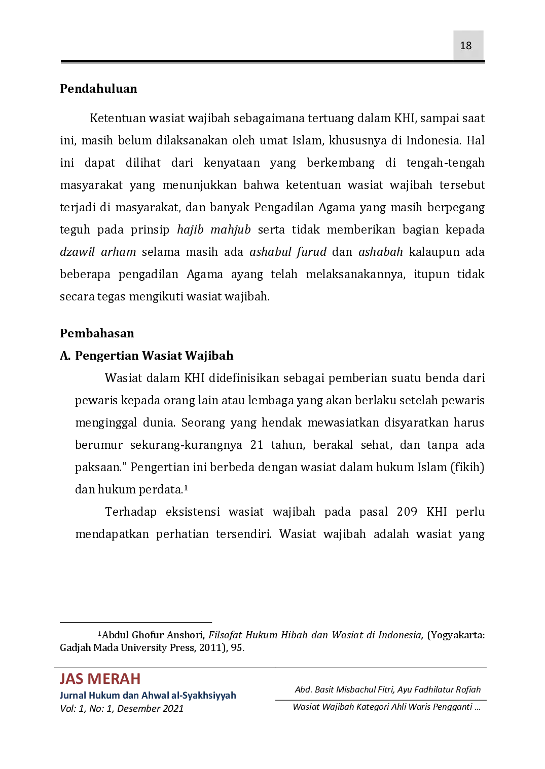 juris Wasiat Wajibah Kategori Ahli Waris Pengganti Dalam Hukum Waris Di Indonesia