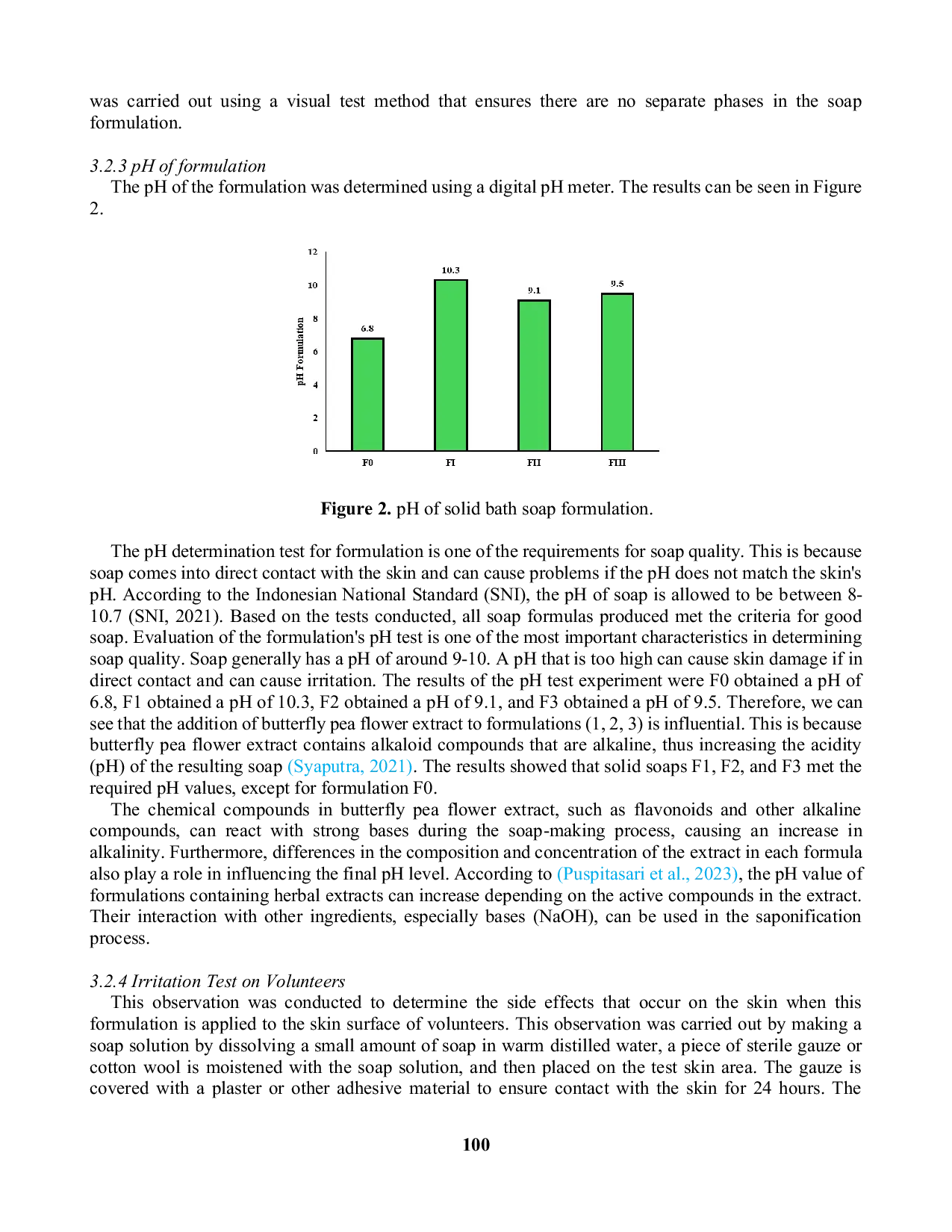 JURIS Solid Bath Soap Formulation with Butterfly Pea Flower Extract Clitoria ternatea and Virgin Coconut Oil VCO