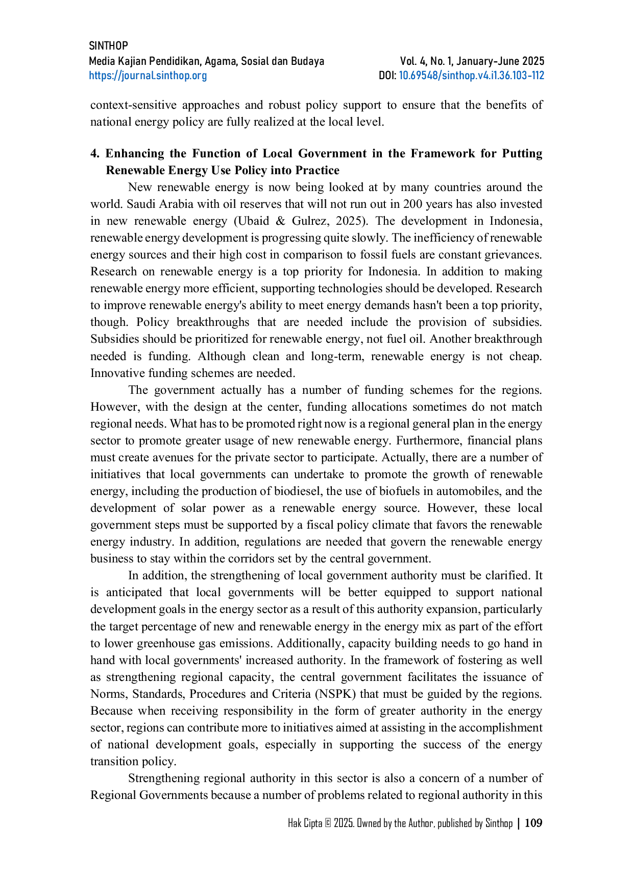 JURIS Opportunities and Challenges in Accelerating Renewable Energy Transition A Case Study of Lhokseumawe Aceh Indonesia