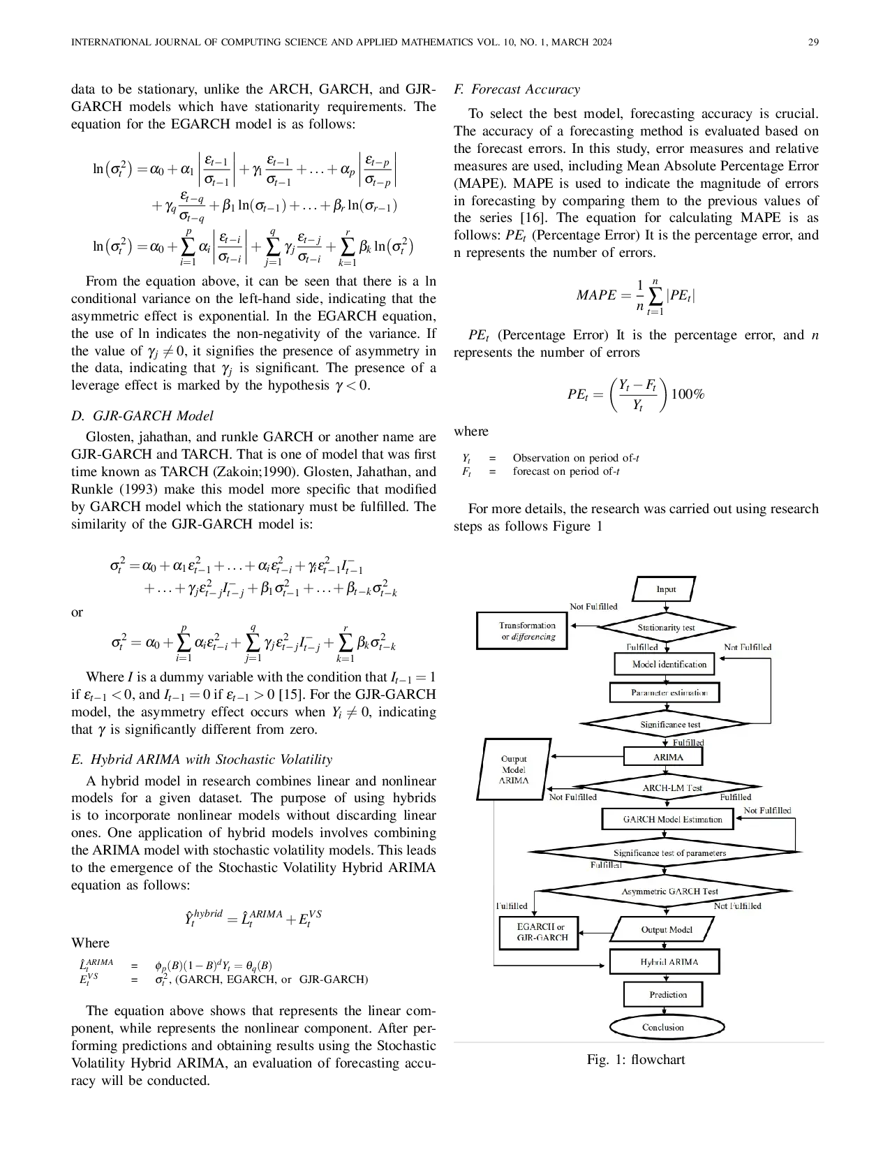 JURIS Hybrid ARIMA Modeling with Stochastic Volatility for Forecasting the Value of Non Oil and Gas Exports in Indonesia