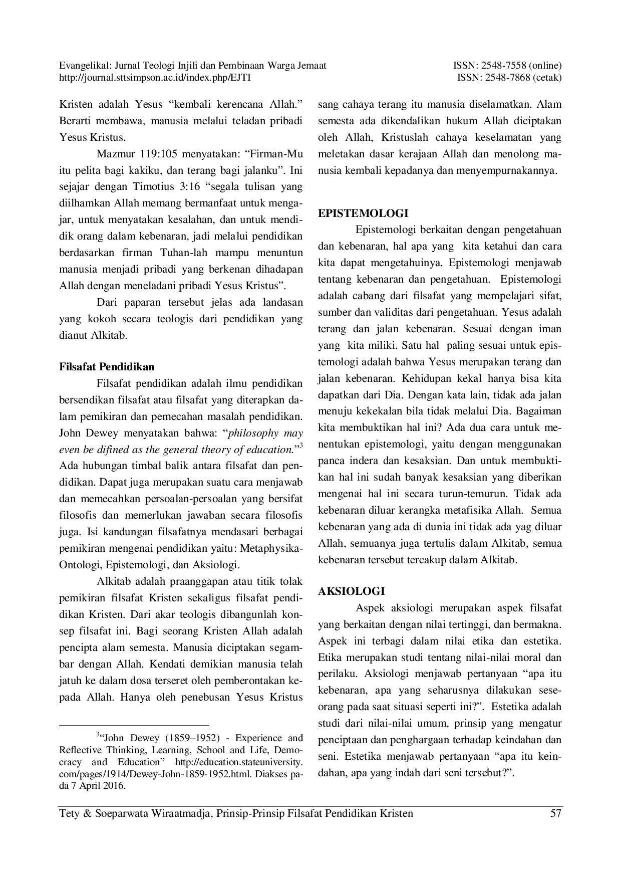 juris Prinsip Prinsip Filsafat Pendidikan Kristen