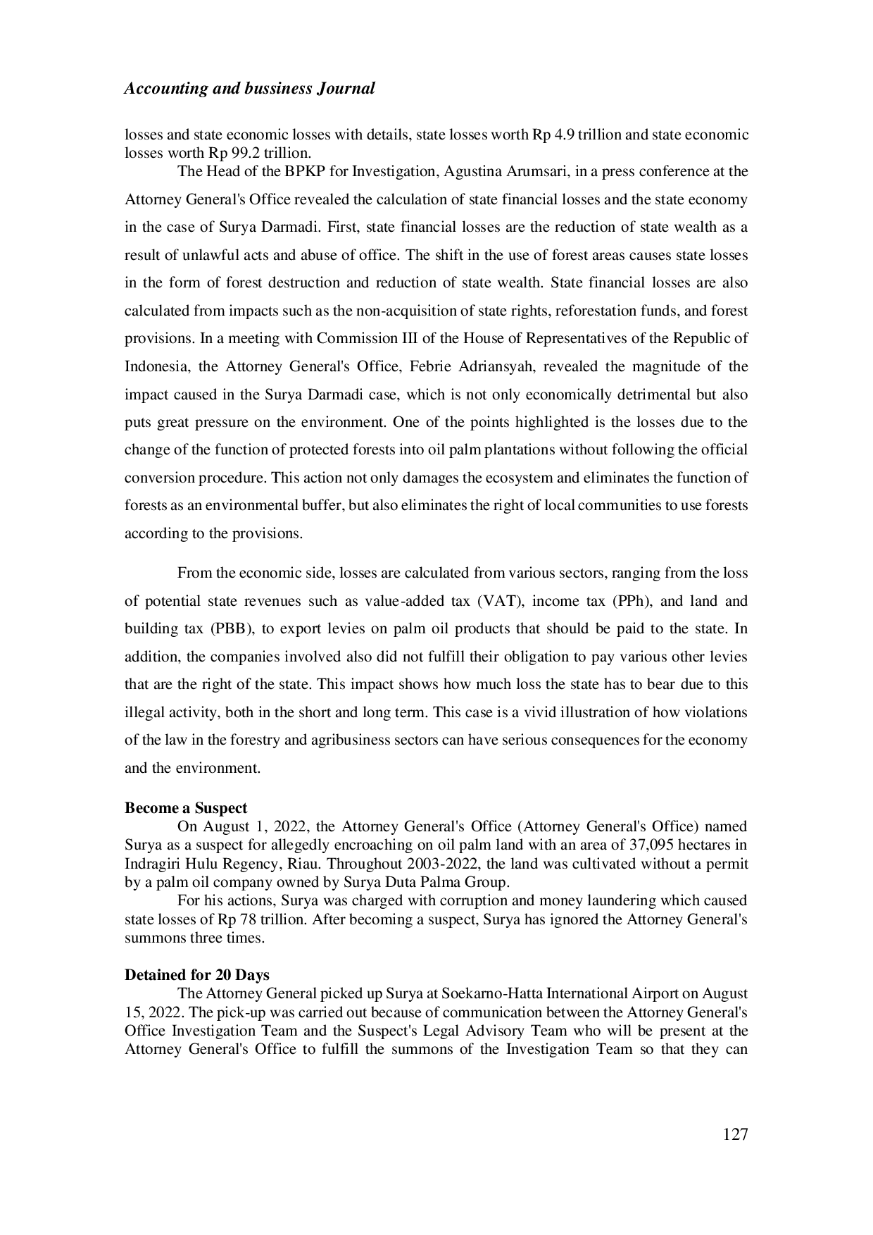 JURIS Analisis Peran Audit Forensik dalam Kasus PT Duta Palma Group