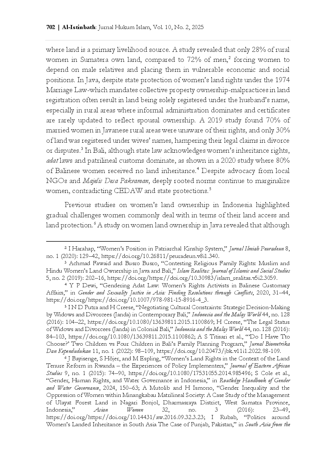 juris Islamic Law And Gendered Inheritance An Taradhin as Breakthrough for Women s Rights Disputes in Java Bali and Sumatra