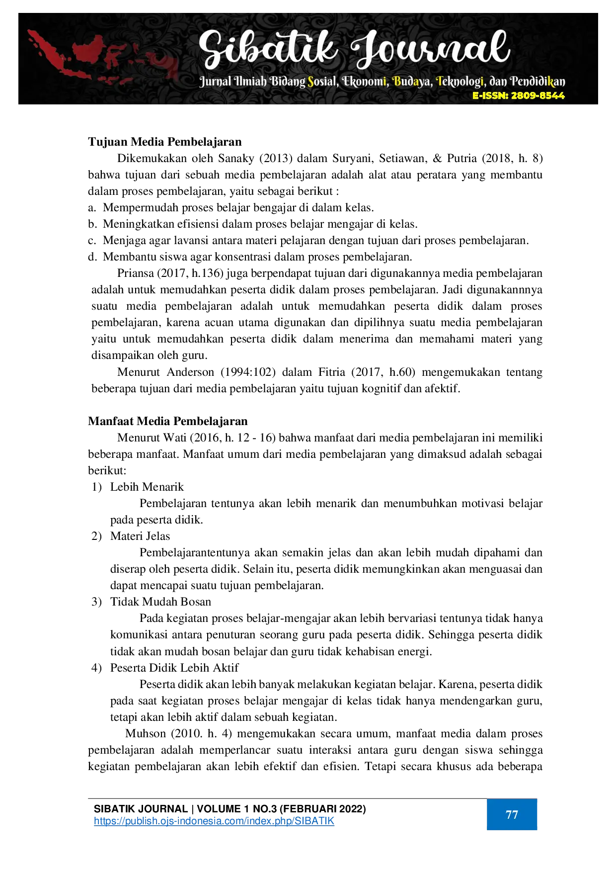 juris Implementasi Media Pembelajaran Audio Visual pada Mata Pelajaran Matematika Kelas IV Materi Pembulatan di SDN Malangnengah II