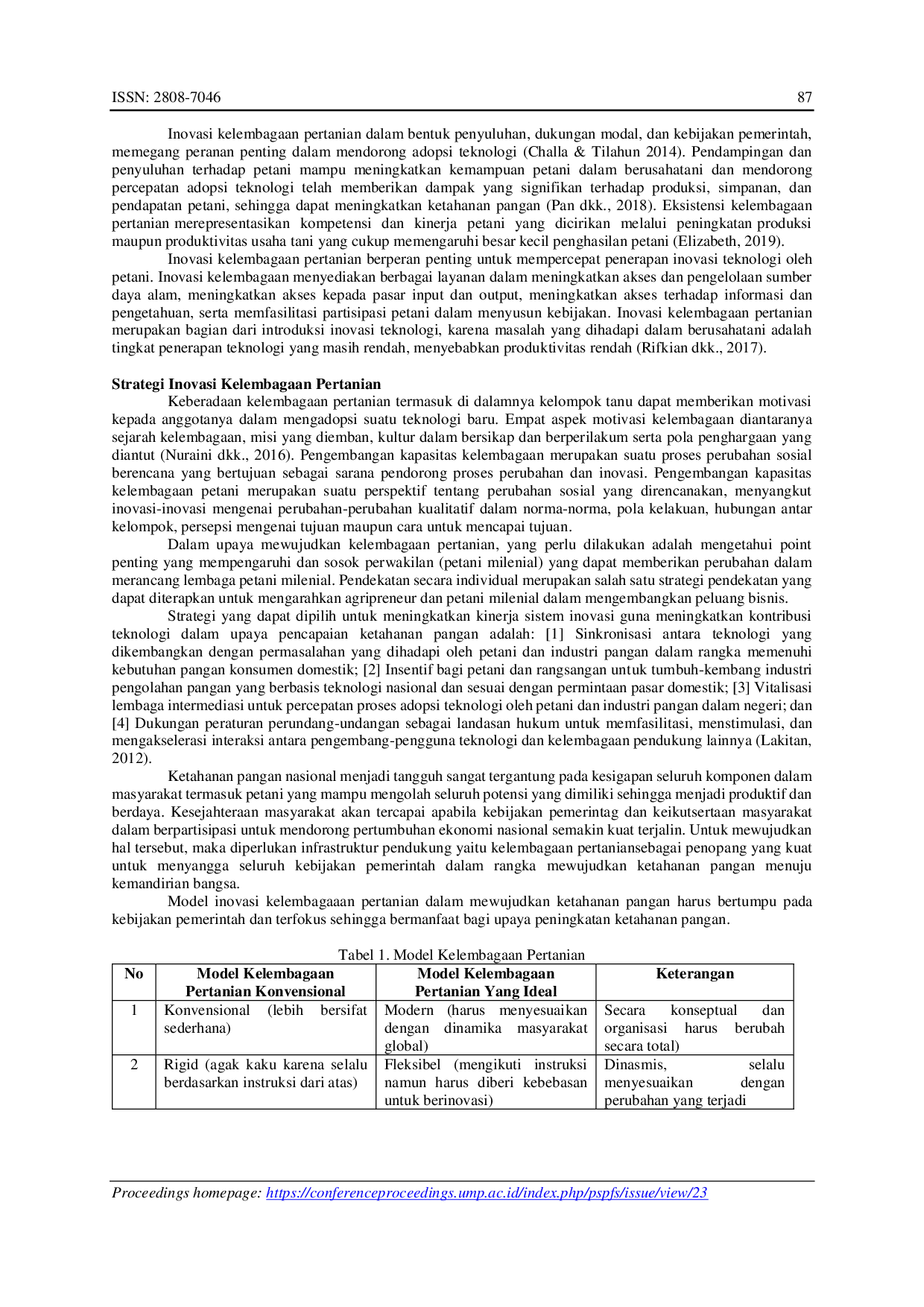 JURIS Inovasi Kelembagaan Pertanian dalam Mewujudkan Ketahanan Pangan