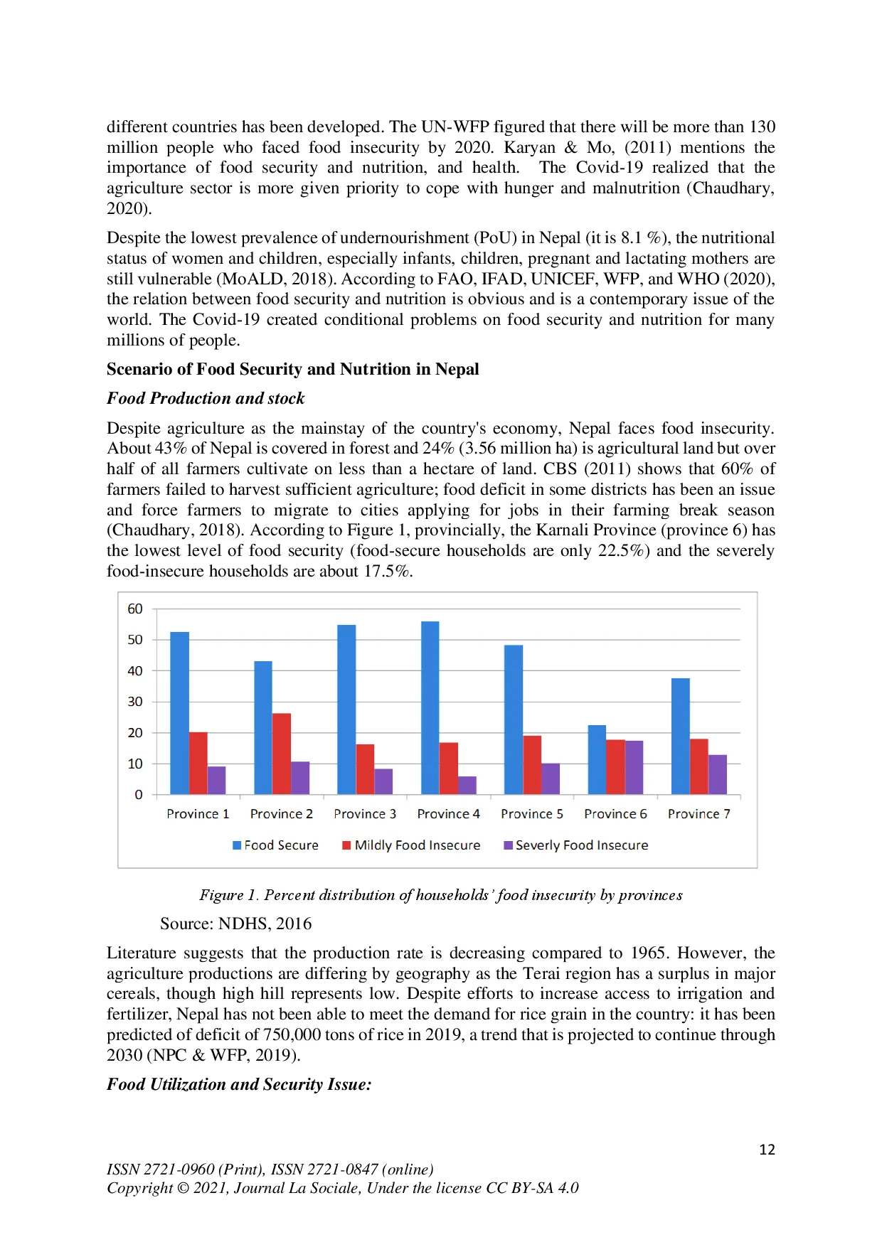 juris Scenario and Policy of Decent Nutrition and Food Security in the Post Covid 19 in Nepal