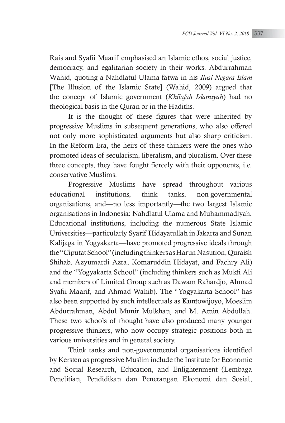 JURIS Book Review Islamic Political Discourse in the Reform Era