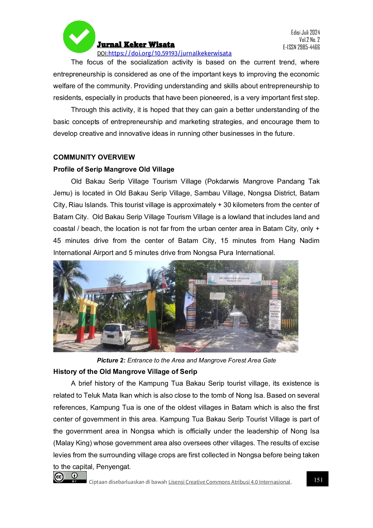 JURIS Socialization Of Selection Of Gonggong Shell And Shell Waste As Materials For Handcrafts In Serip Mangrove Village