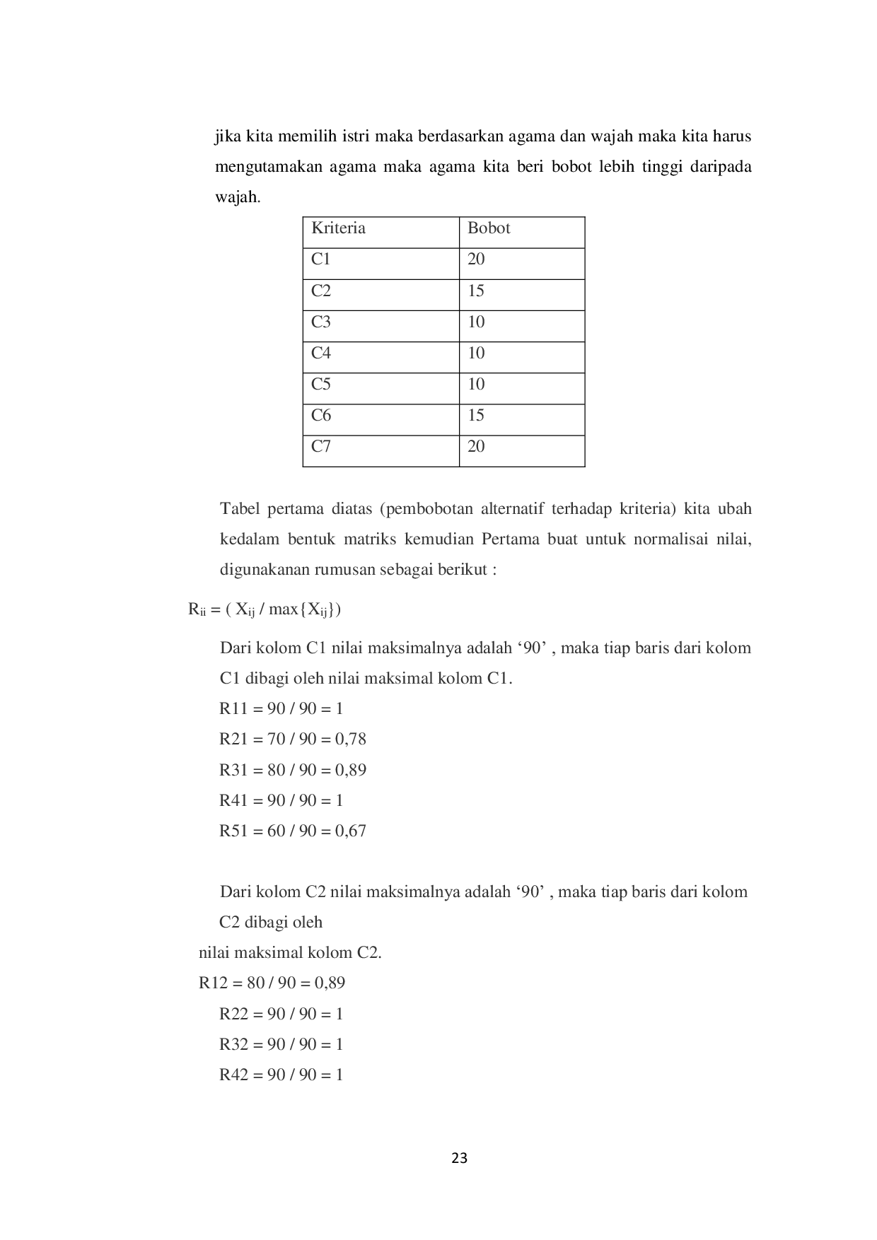 JURIS Decision Support System Penentuan Pegawai Terbaik Dengan Metode SAW Studi Kasus Universitas Banten Jaya