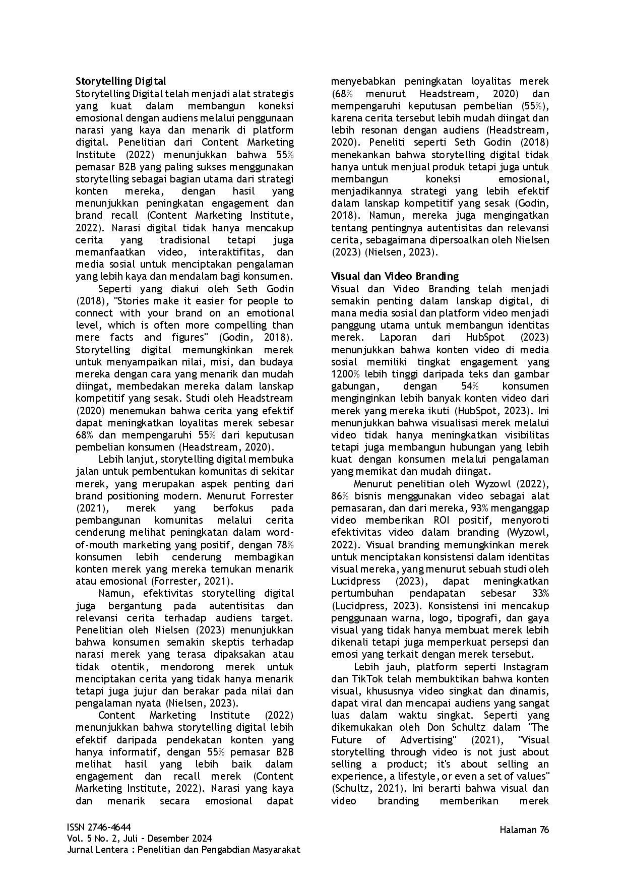 juris Strategi Brand Positioning dalam Bisnis Digital Literature Review