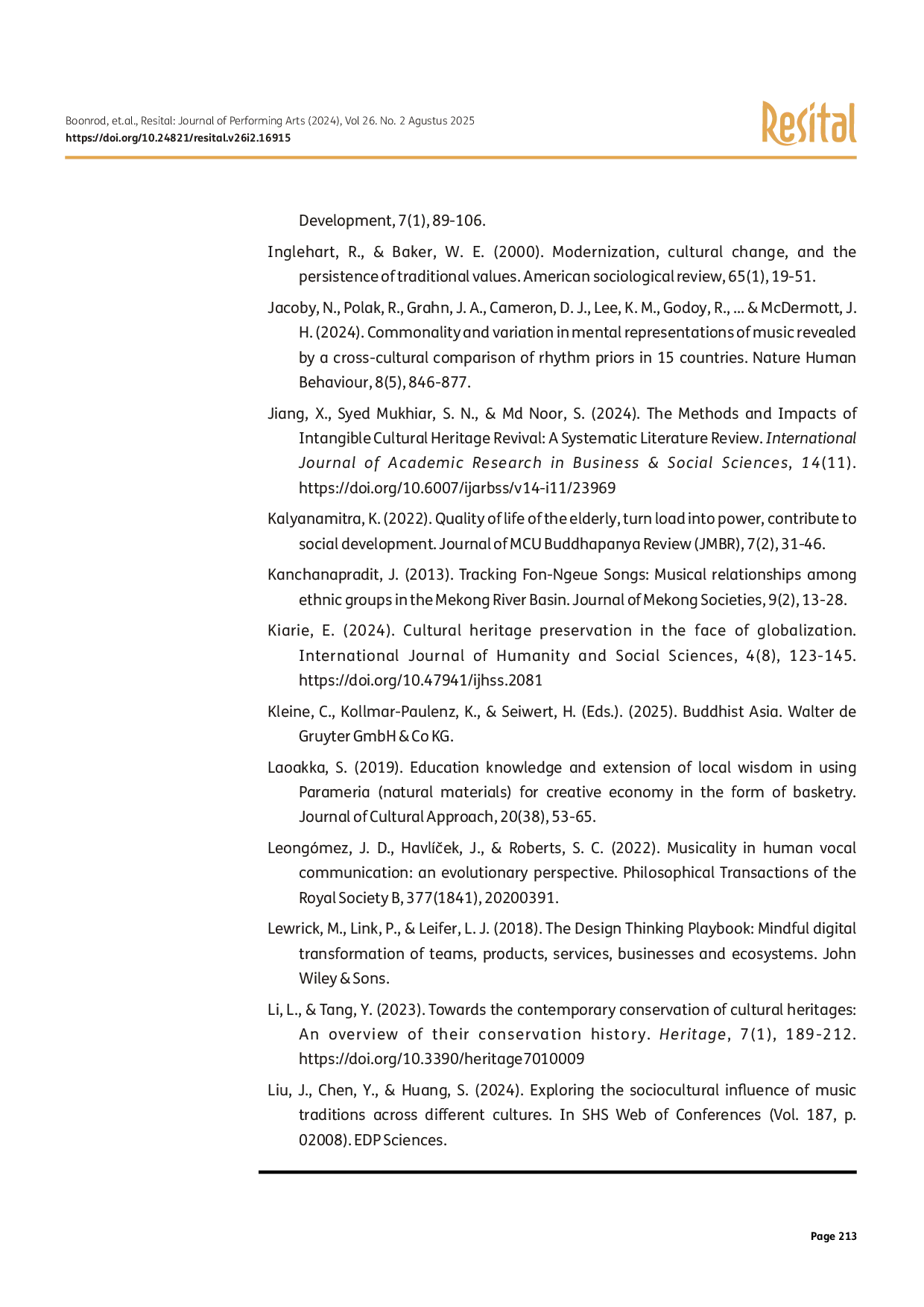 juris Cultural Evolution in Action Royal Boat Song Transmission and Adaptation in Thai Buddhist Communities