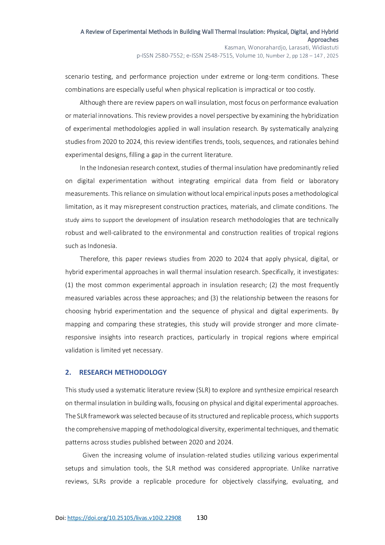 JURIS A Review of Experimental Methods in Building Wall Thermal Insulation Physical Digital and Hybrid Approaches