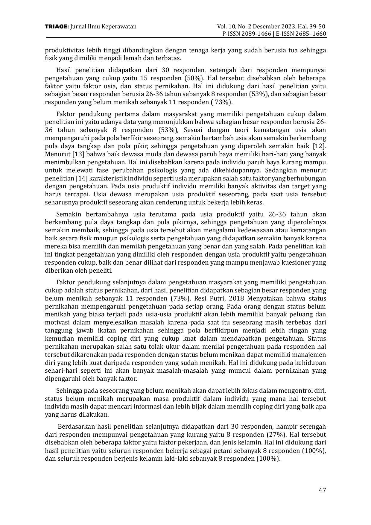 JURIS Pengetahuan Masyarakat Usia Produktif tentang Dampak Mengkonsumsi Minuman Berenergi pada Organ Ginjal