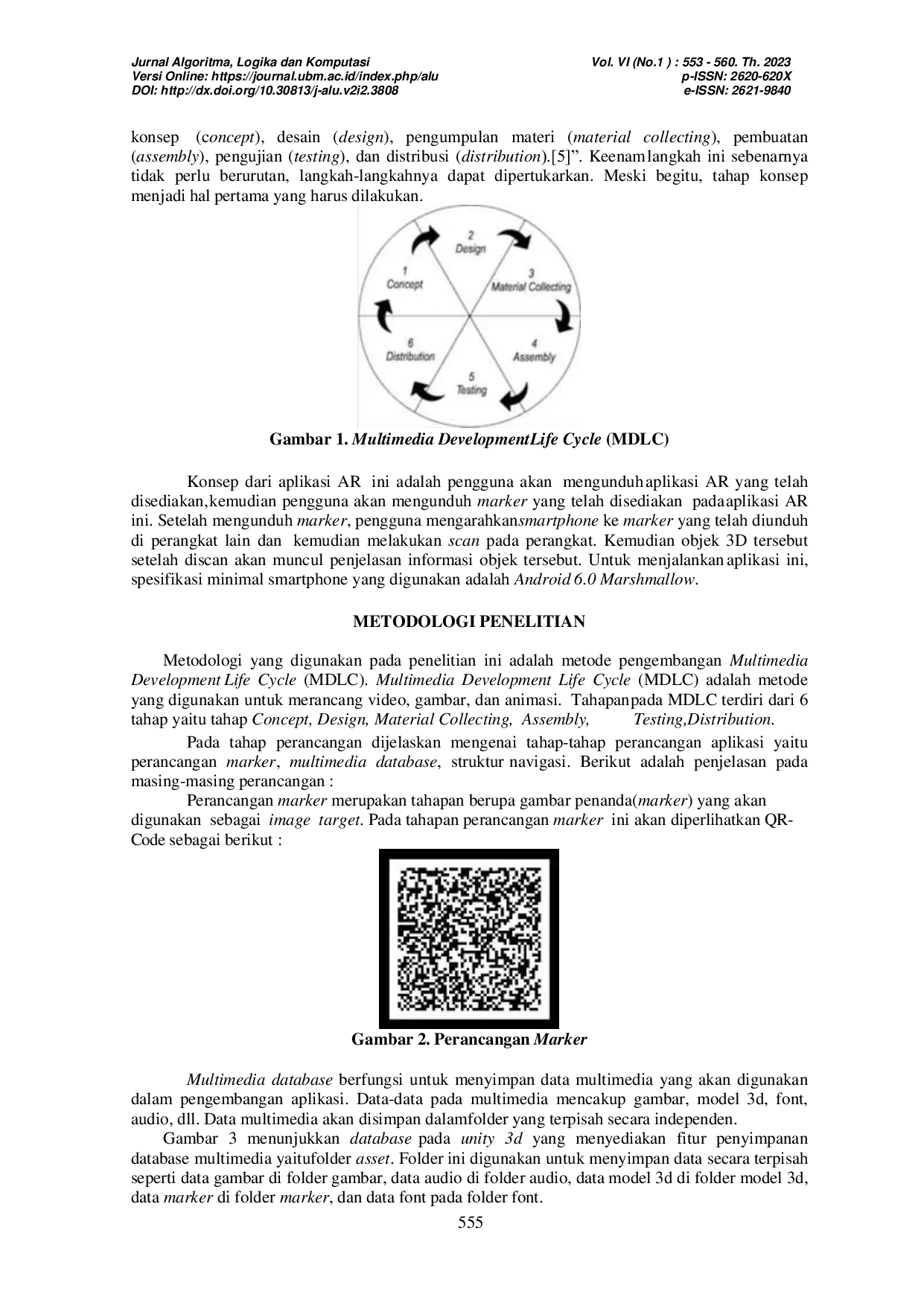 JURIS Penerapan Teknologi Augmented Reality dalam Penjualan Sepeda Motor Studi Kasus Danish Motor