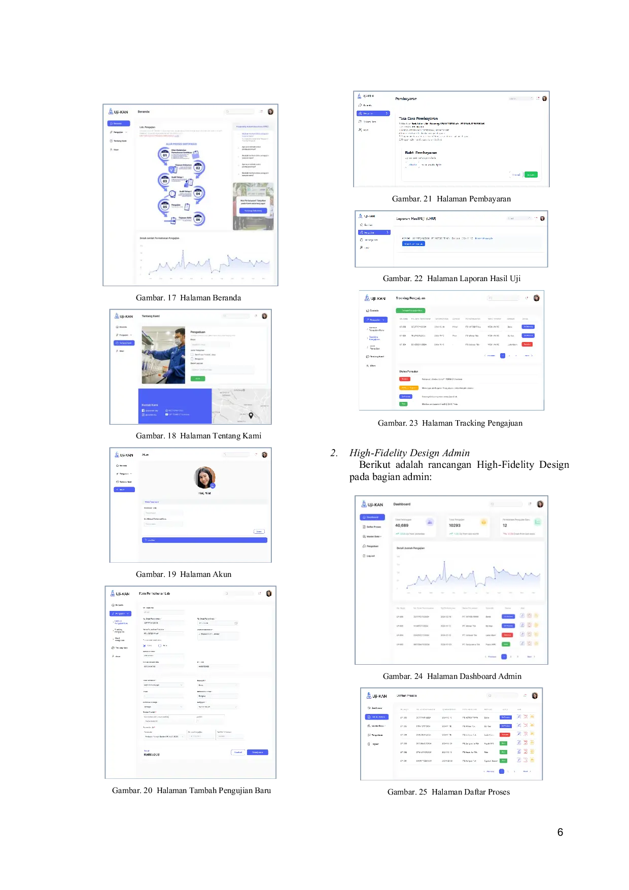 JURIS Perancangan dan Analisis UI UX Menggunakan Metode Design Thinking Pada Website Uji Komite Akreditasi Nasional Uji KAN