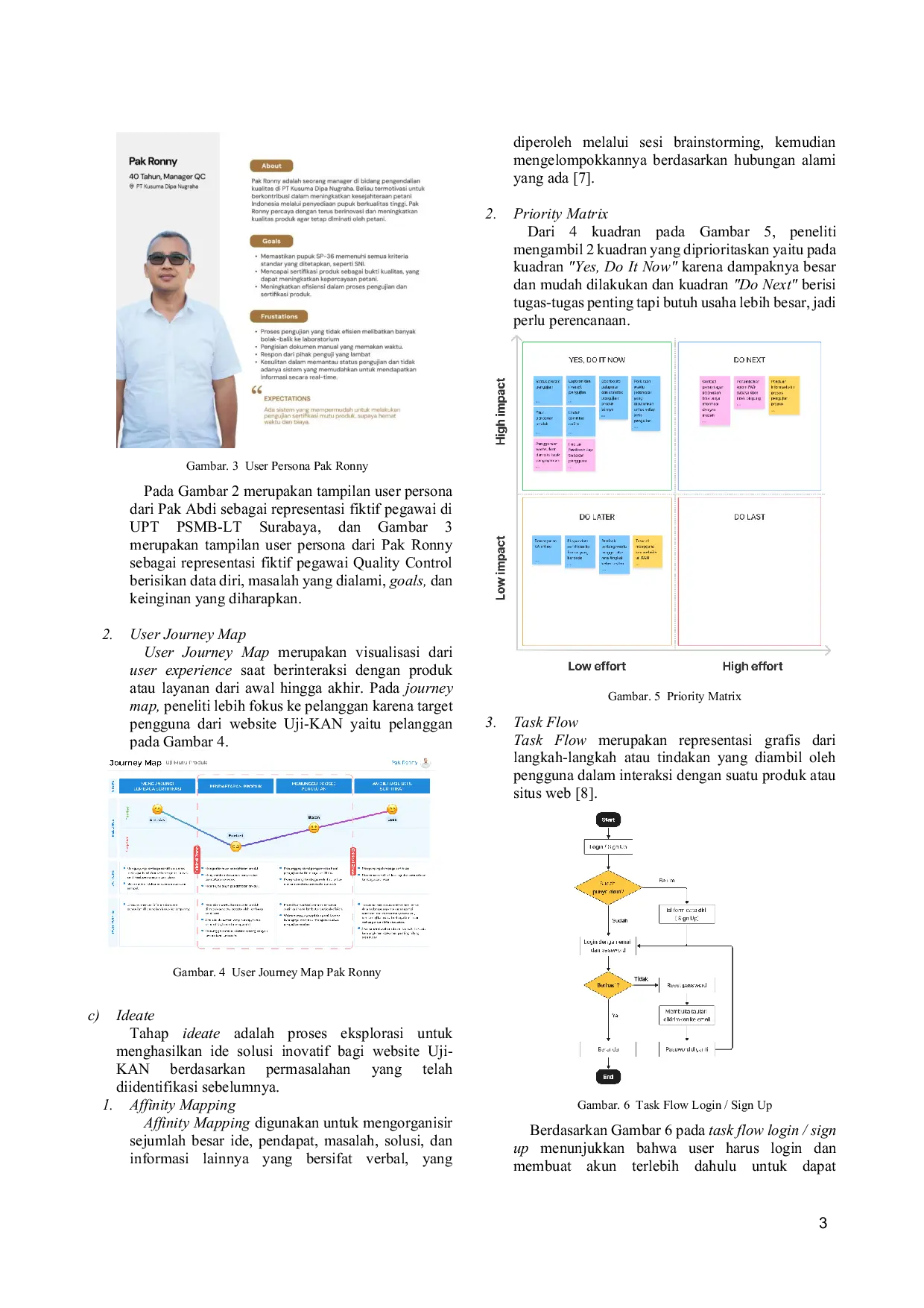 JURIS Perancangan dan Analisis UI UX Menggunakan Metode Design Thinking Pada Website Uji Komite Akreditasi Nasional Uji KAN