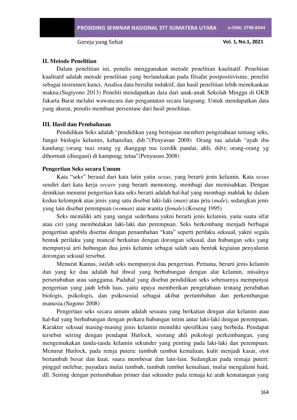 JURIS Peranan Orang Tua dalam Pendidikan Seks Sejak Dini pada Anak Usia 4 6 Tahun