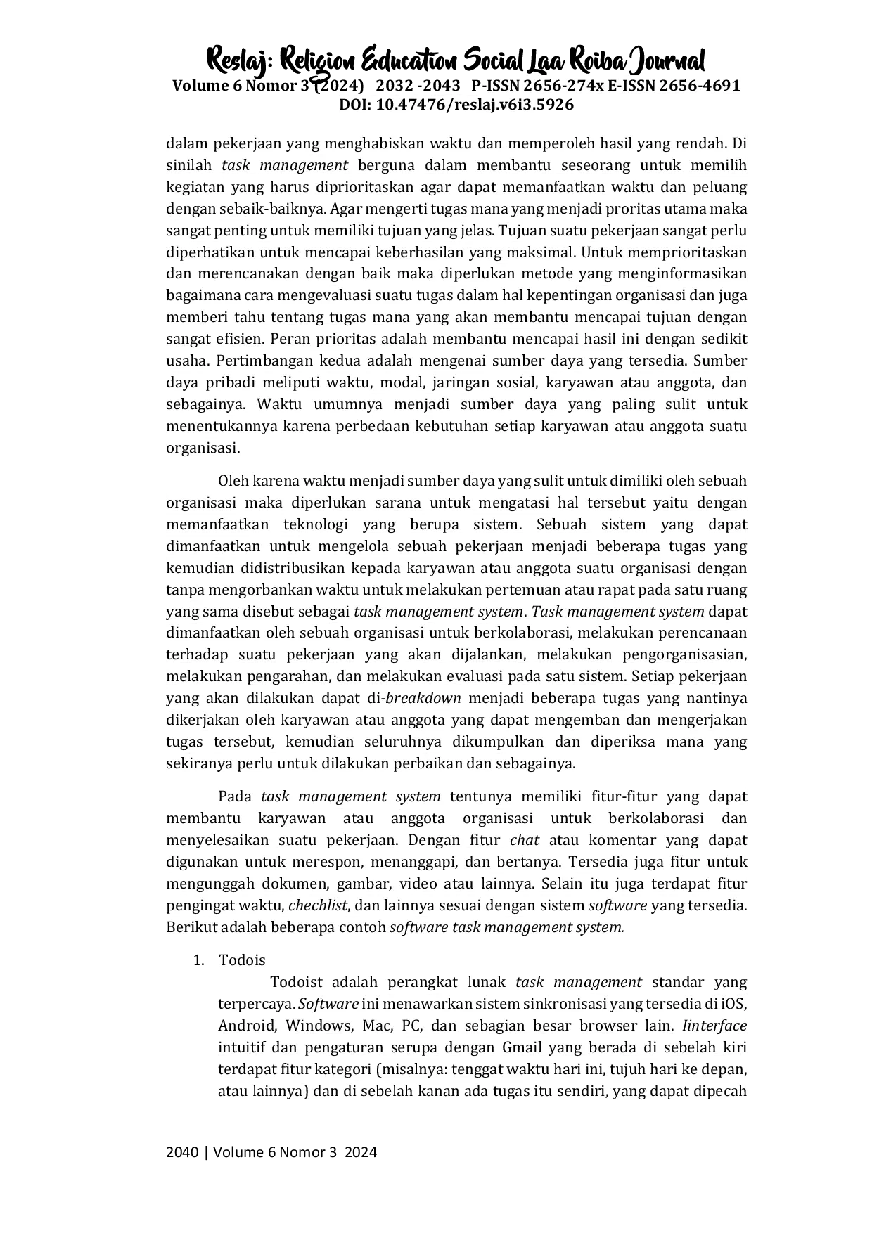 JURIS Task Management System Untuk Osis