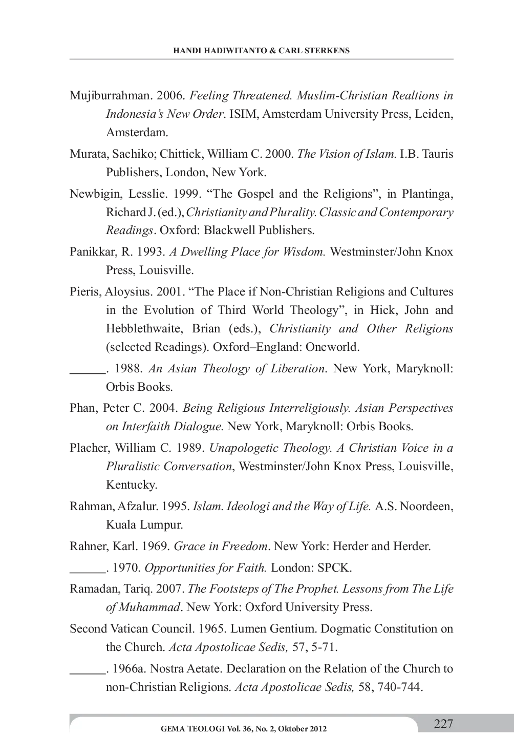 JURIS SIKAP TERHADAP PLURALITAS AGAMA Studi Perbandingan Empiris Mahasiswa Muslim dan Kristen di Indonesia