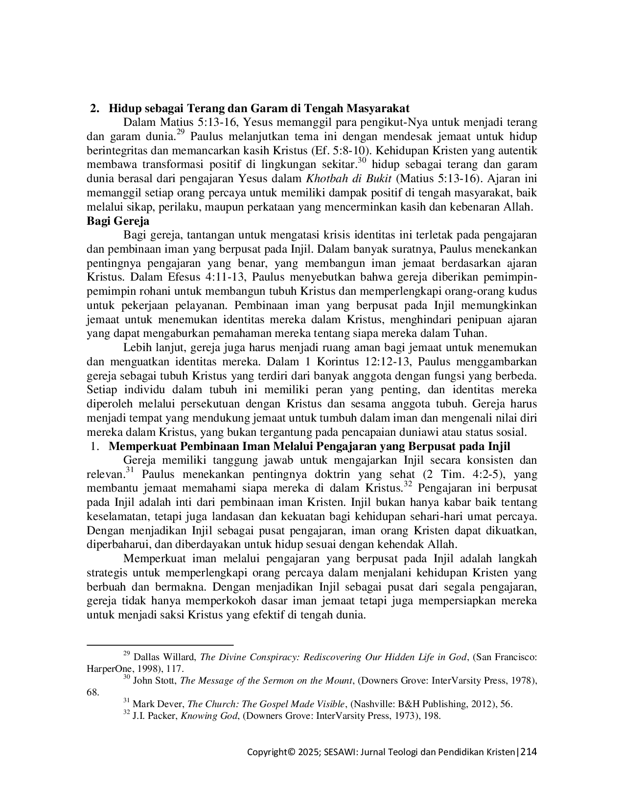 juris Konstruksi Identitas Kristen dalam Surat Paulus Analisis Teologis Atas Galatia Efesus Dan Roma di Tengah Krisis Spiritualitas Zaman Ini