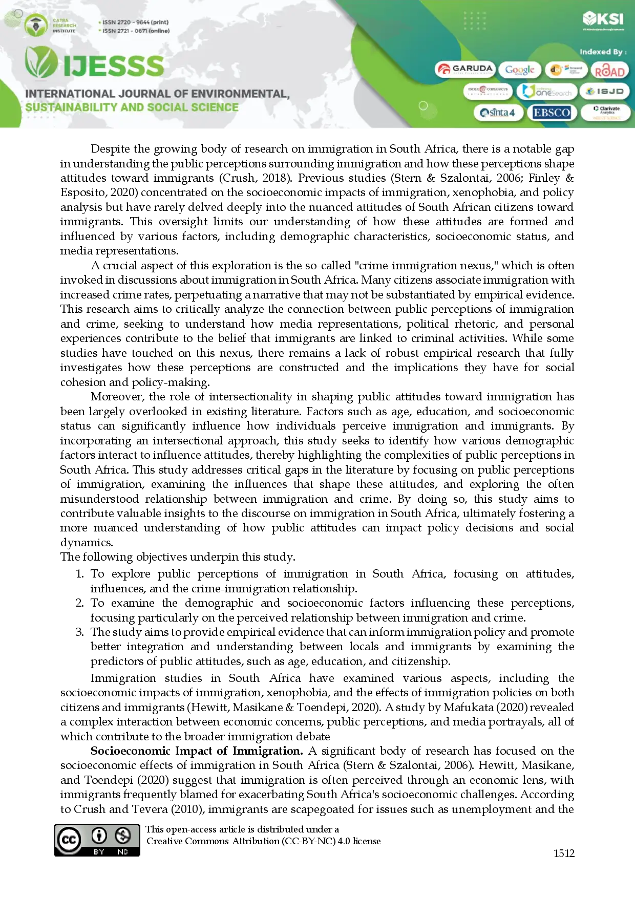 juris An Exploration of Public Perceptions of Illegal Immigration in South Africa Attitudes Influences and Crime Immigration