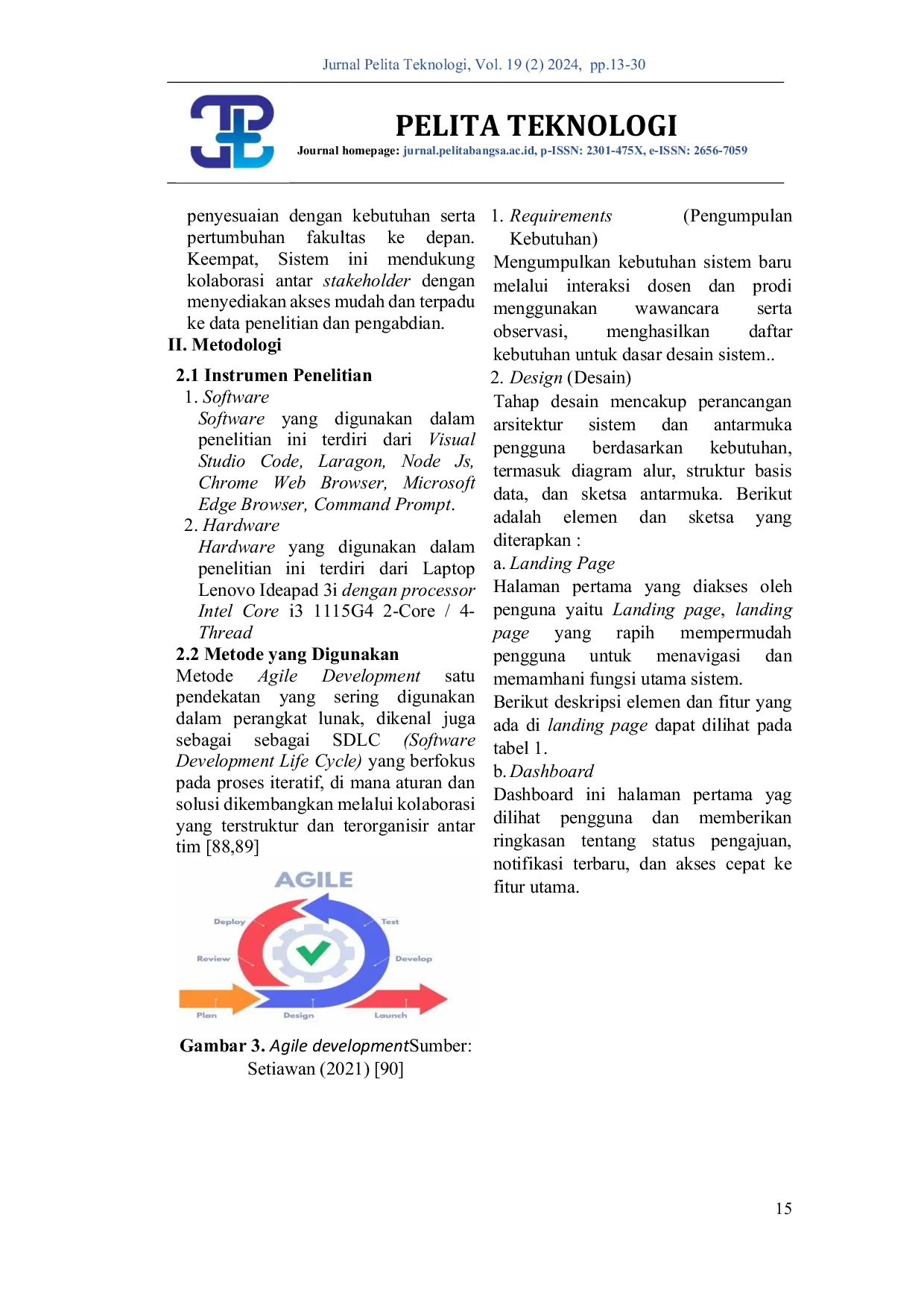 JURIS Implementasi Sistem Informasi Penelitian Dan Pengabdian Pada Fakultas Teknik Universitas Pelita Bangsa Berbasis Microservices