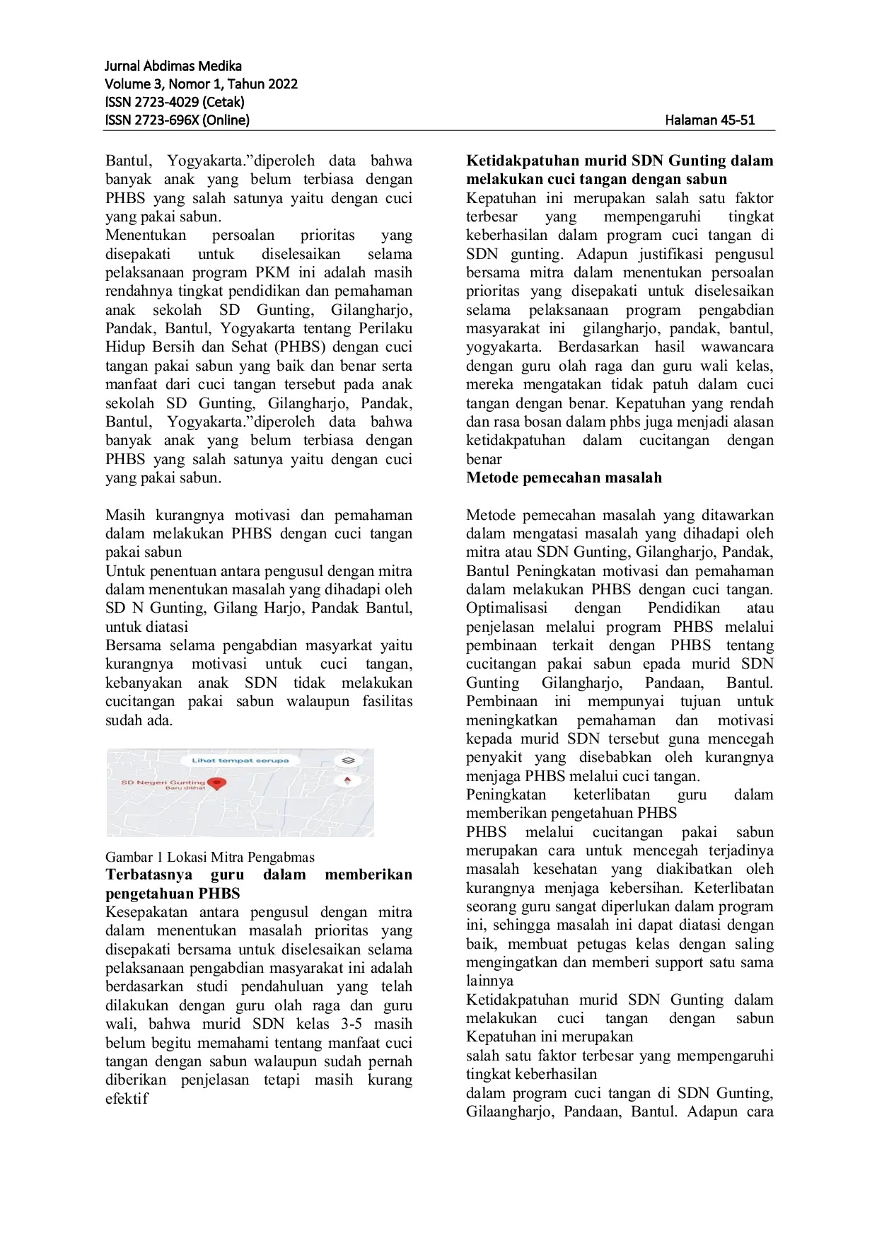 JURIS Perilaku Hidup Bersih Sehat Cuci Tangan Pakai Sabun Di Sd