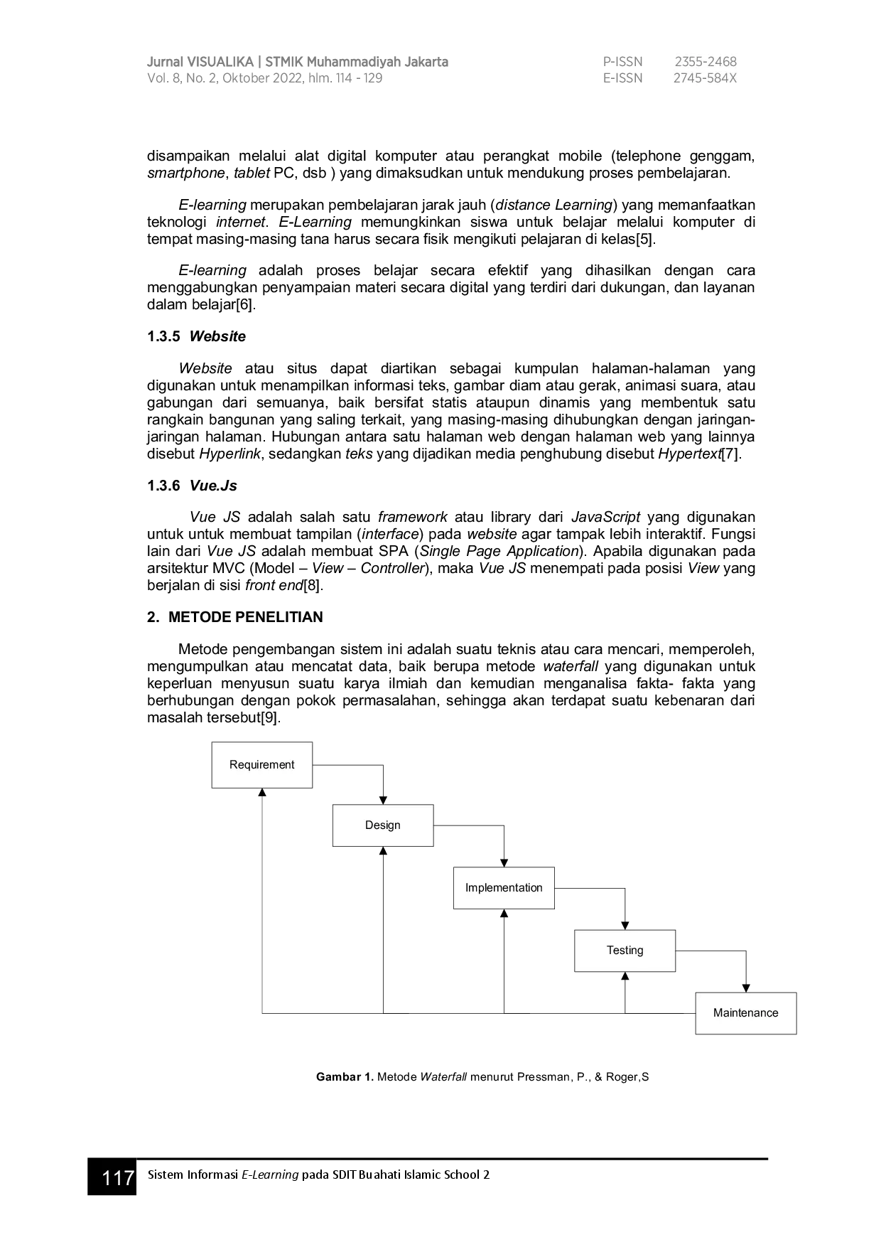 juris Sistem Informasi E Learning Pada SDIT Buahati Islamic School 2