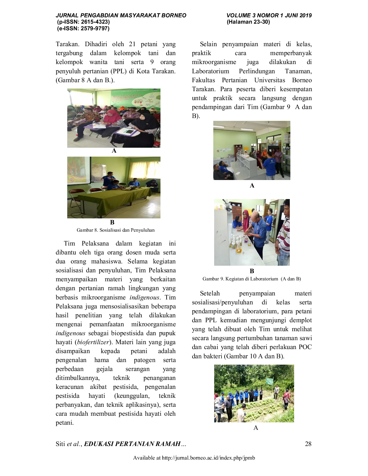 JURIS Edukasi Pertanian Ramah Lingkungan Berbasis Mikroorganisme Indigenous Pada Kelompok Tani Di Kota Tarakan