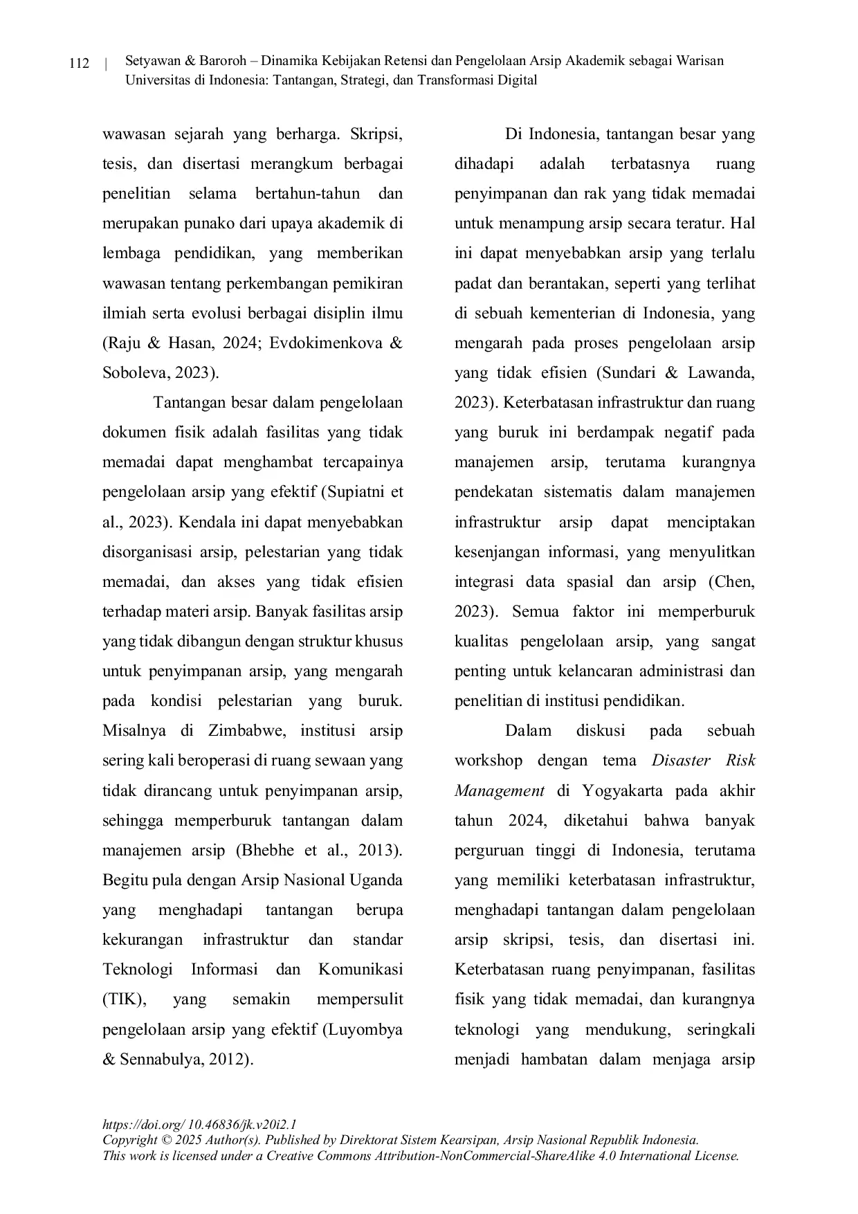 JURIS Dinamika Kebijakan Retensi dan Pengelolaan Arsip Akademik sebagai Warisan Universitas di Indonesia Tantangan Strategi dan Transformasi Digital
