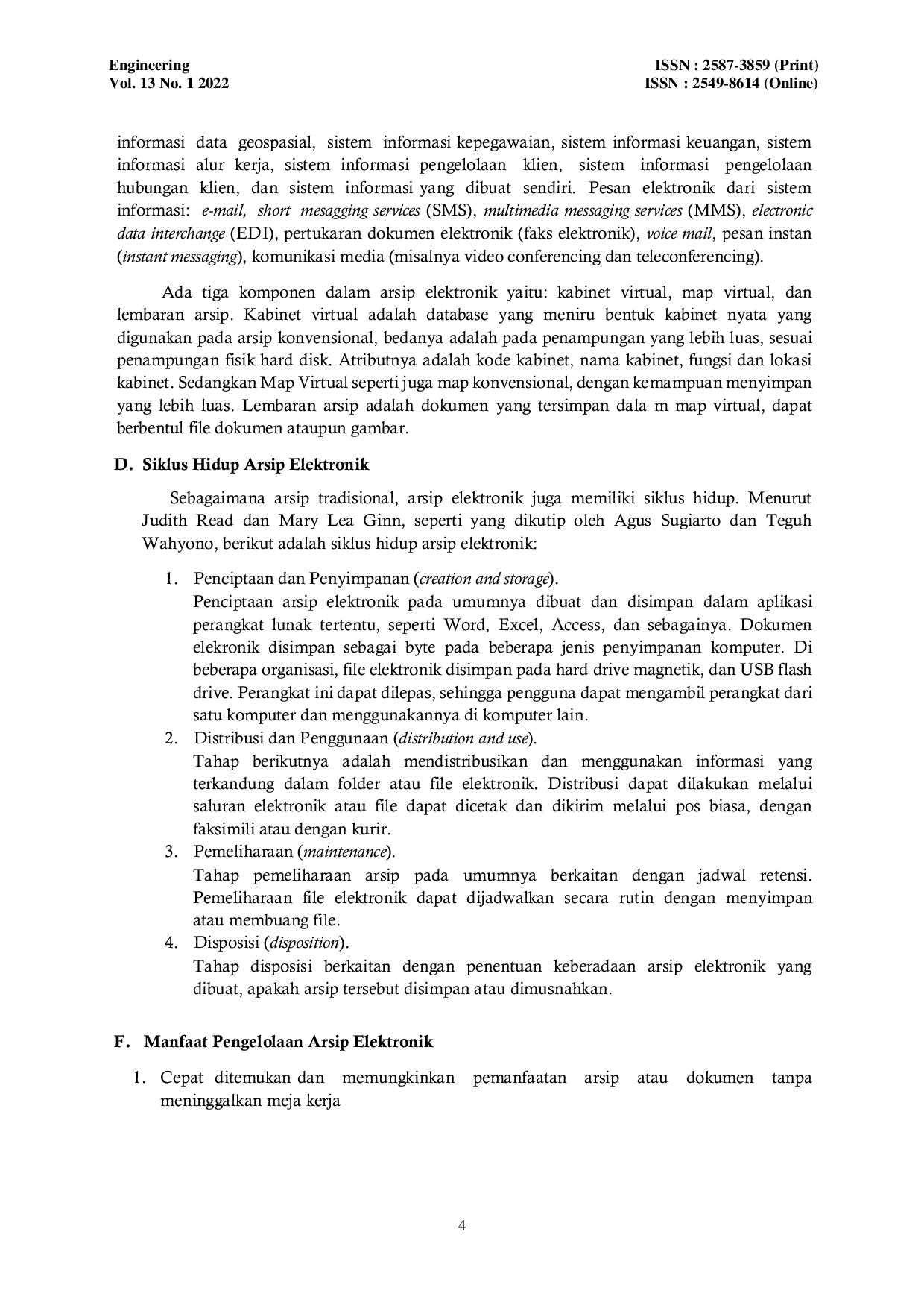 JURIS Penerapan E Arsip Dengan Metode Rail Document System Pada PT Bank Rakyat Indonesia Persero Tbk