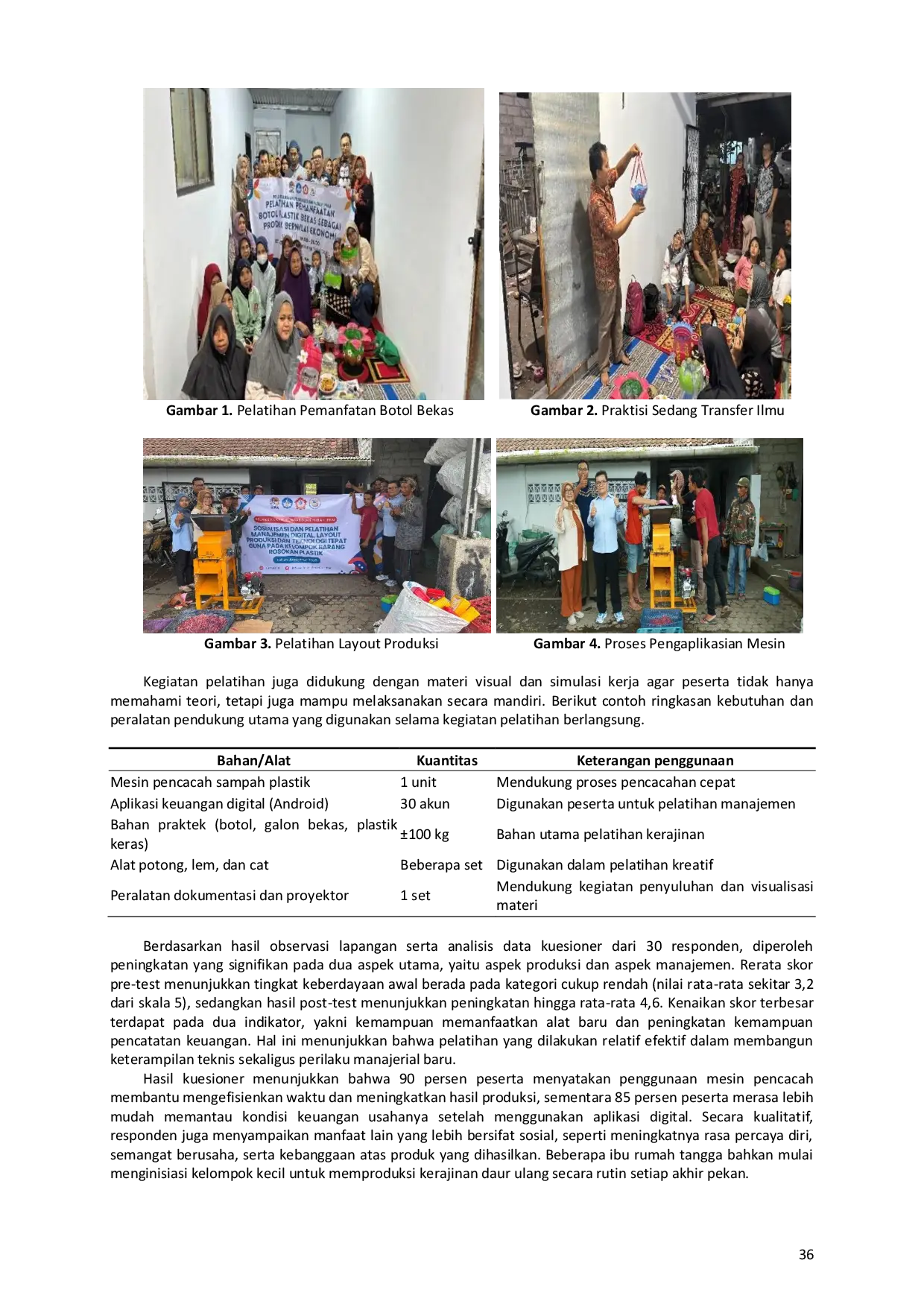 JURIS Penguatan Daya Saing Berkelanjutan Pada Kelompok Barang Rosokan Plastik Di Kecamatan Sukowono Kabuapaten Jember Mendukung Pengelolaan Sampah Berkelanjutan di Kabupaten Jember