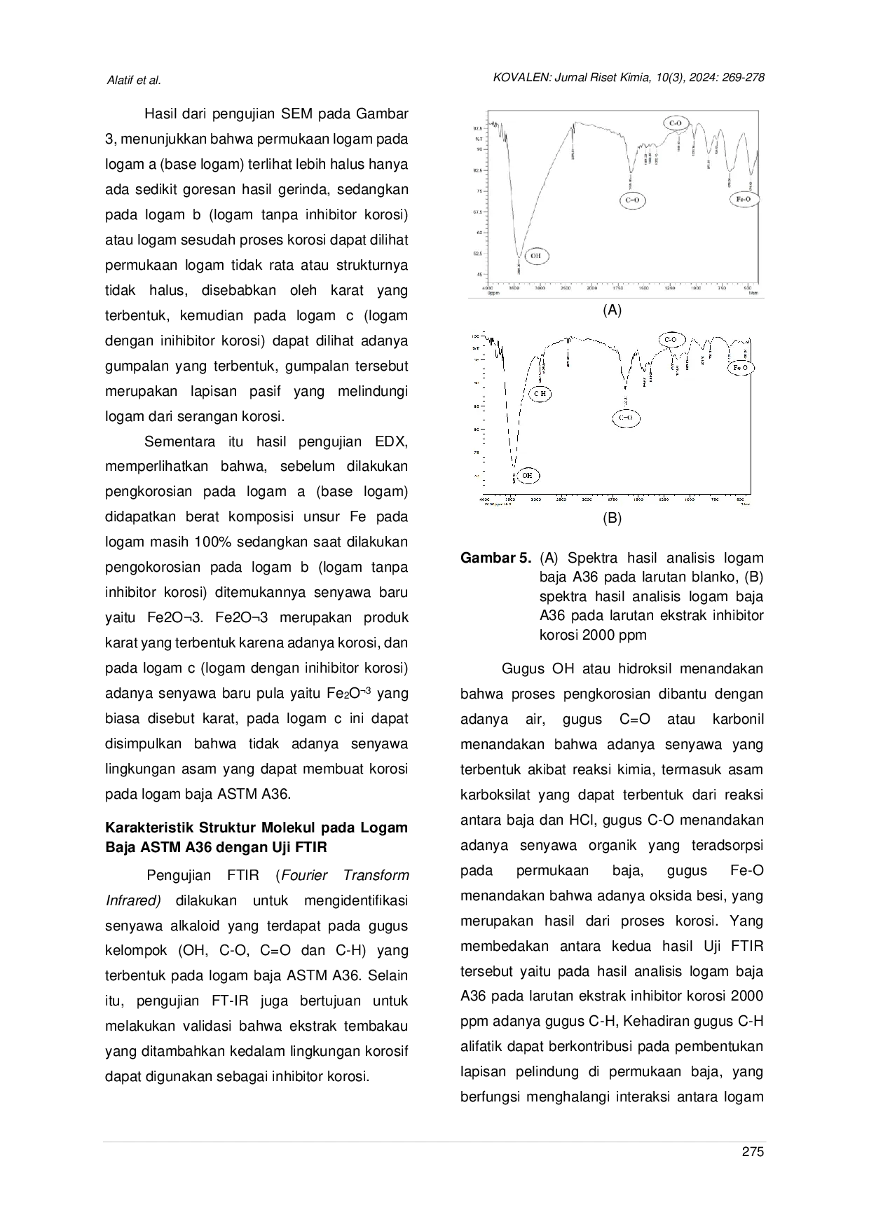 JURIS Efektivitas Limbah Puntung Rokok sebagai Inhibitor Korosi dalam Medium Asam Klorida pada Baja A36 dengan Metode Microwave Assisted Extraction