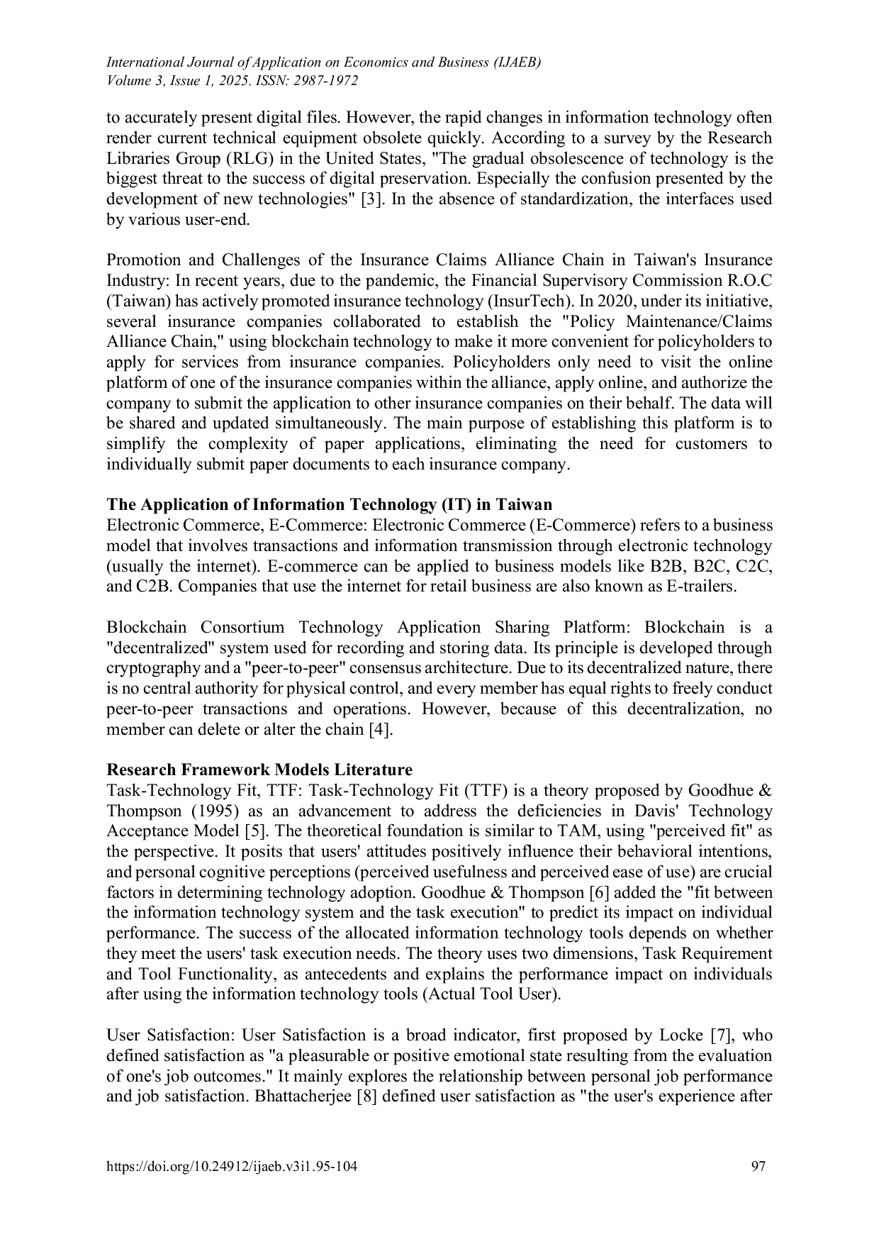 JURIS The Study of Life Insurance Claims Application System Taking B Company as Example