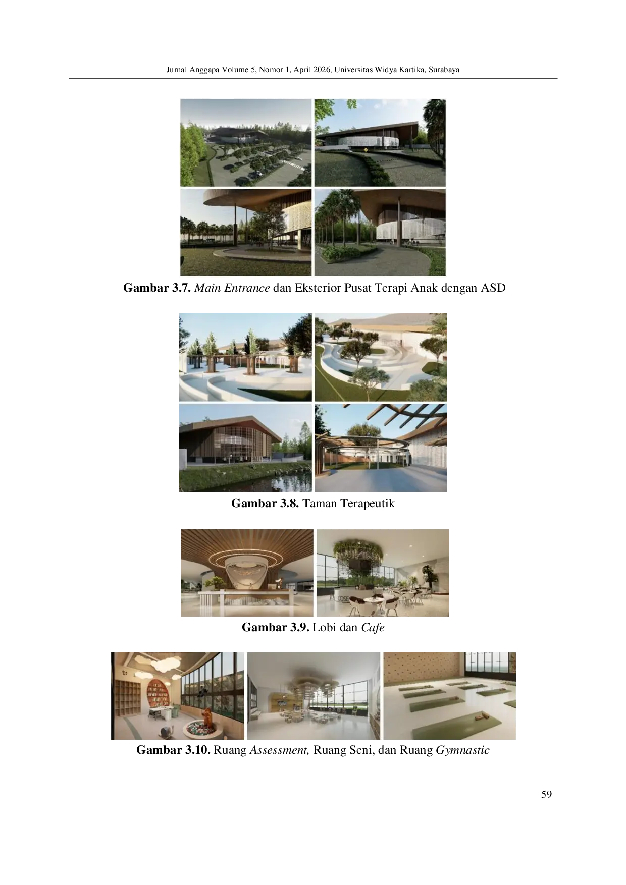 JURIS Implementasi Arsitektur Terapeutik pada Pusat Terapi Anak dengan Autism Spectrum Disorder di Pesisir Kota Batam