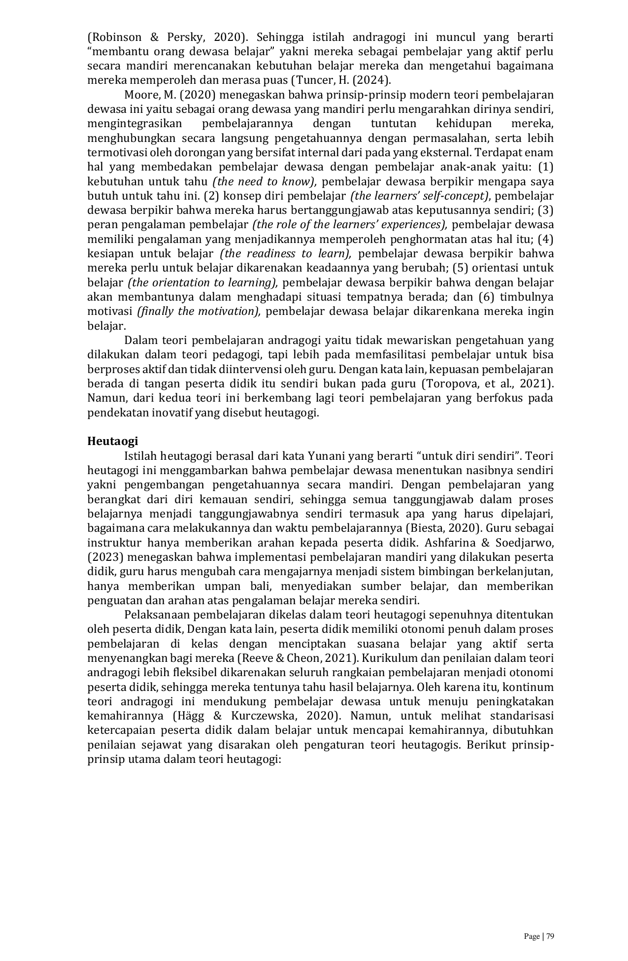 JURIS Pedagogy Andragogy And Heutagogy Differences And Relevance For 21st Century Teachers Pedagogi Andragogi Dan Heutagogi Perbedaan Dan Relevansinya Bagi Guru Abad Ke 21