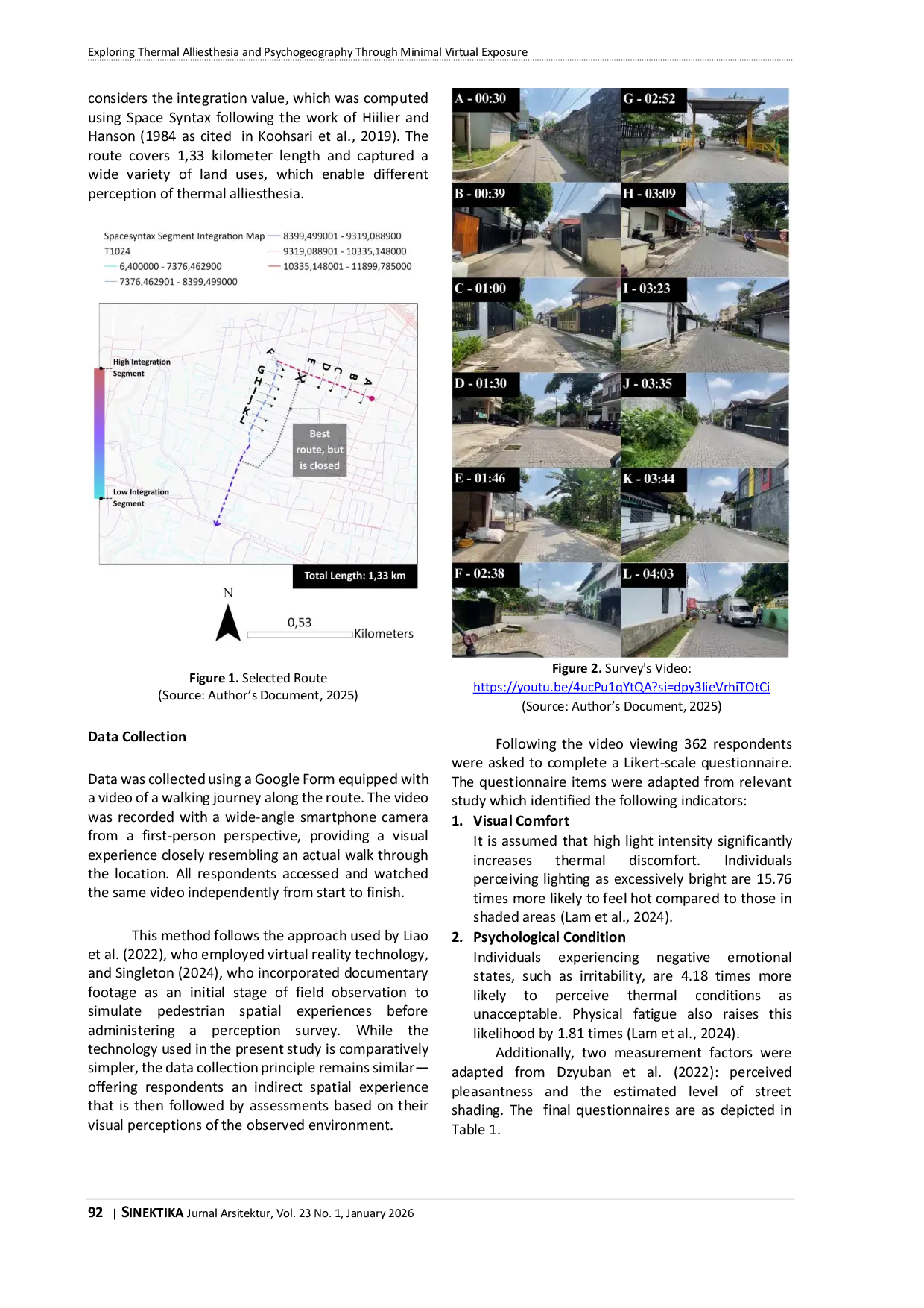 JURIS Exploring Thermal Alliesthesia and Psychogeography Through Minimal Virtual Exposure