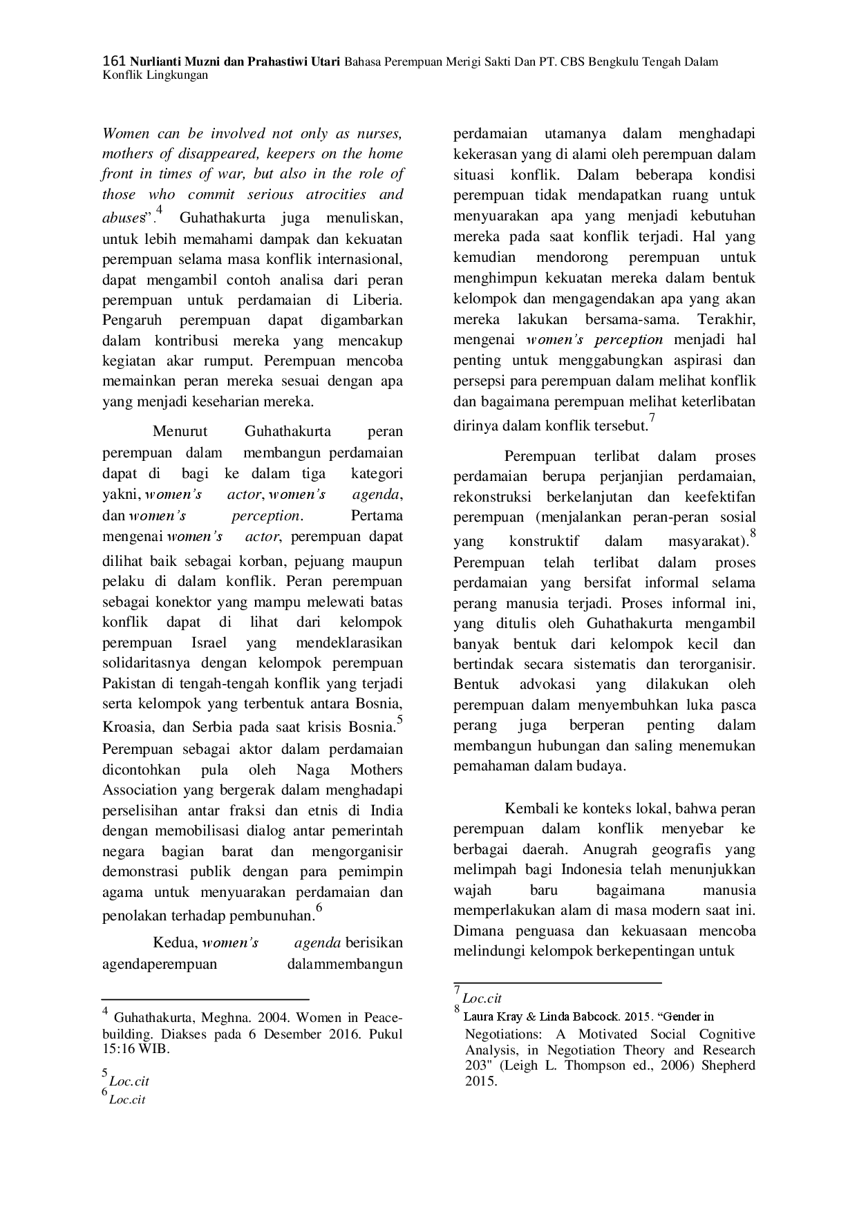 juris Bahasa Perempuan Merigi Sakti dan PT CBS Bengkulu Tengah dalam konflik Lingkungan