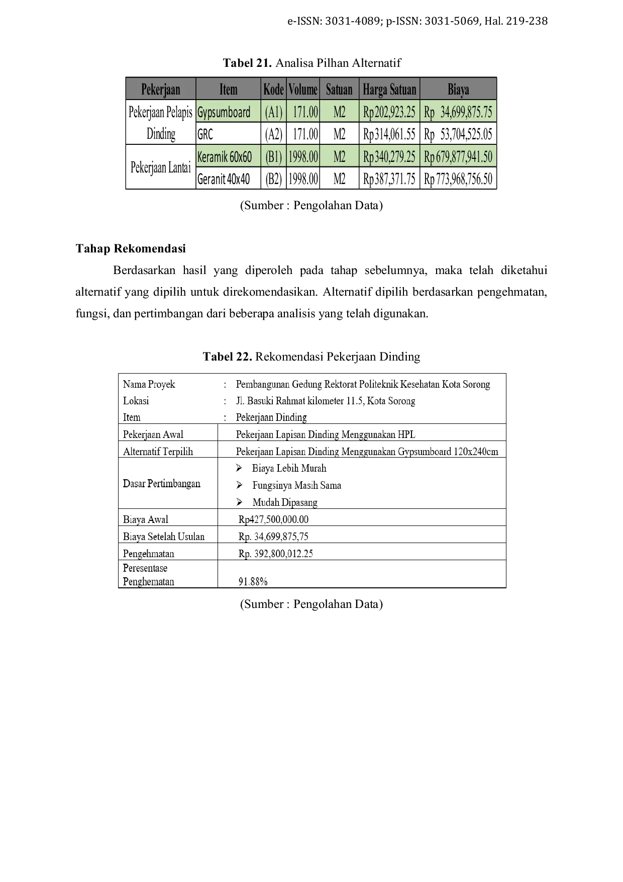 JURIS Penerapan Value Engineering pada Proyek Pembangunan Gedung