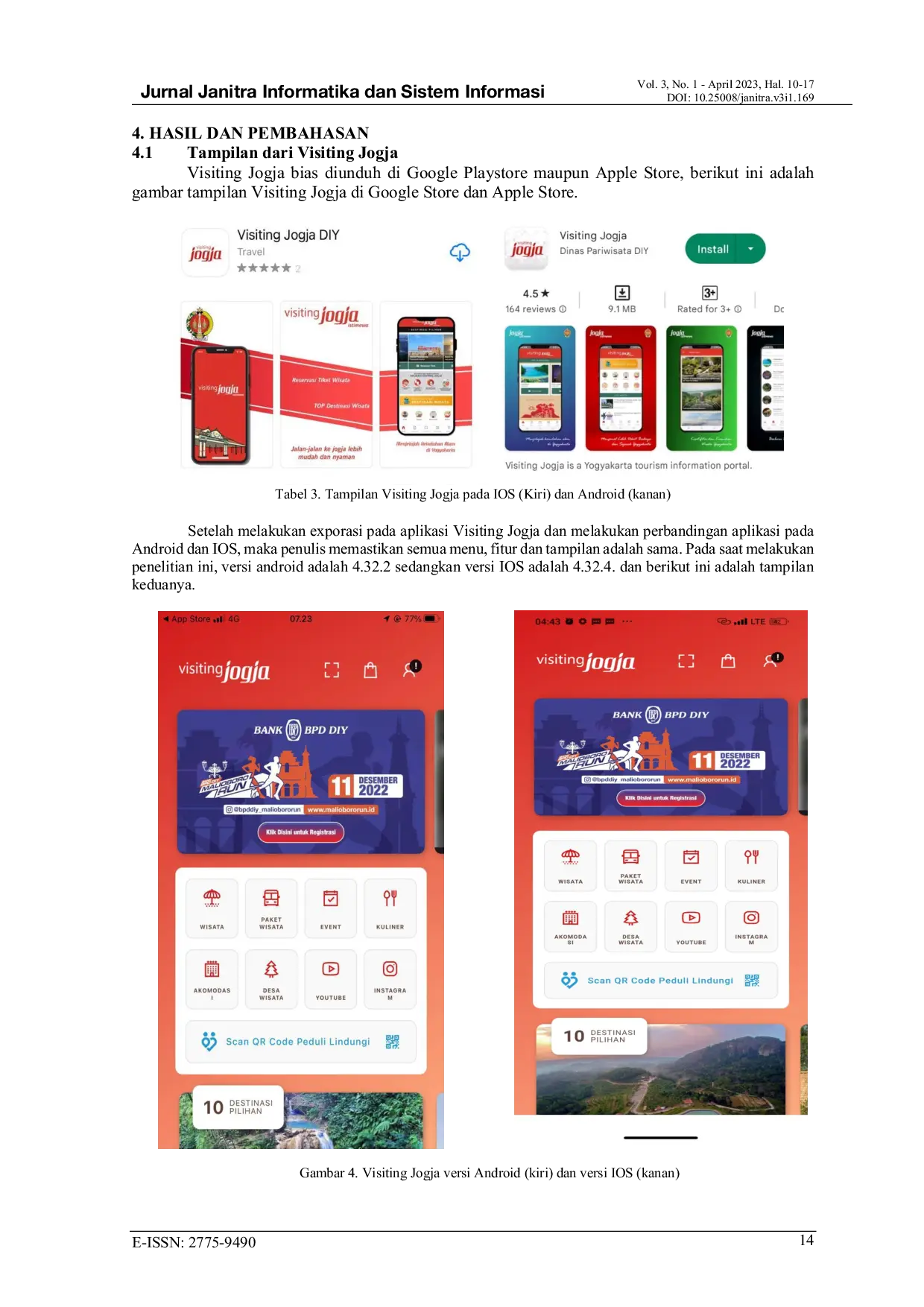 JURIS Evaluasi Pengalaman Pengguna Pada Aplikasi Seluler Visiting Jogja Menggunakan Metode User Experience Questionnaire UEQ