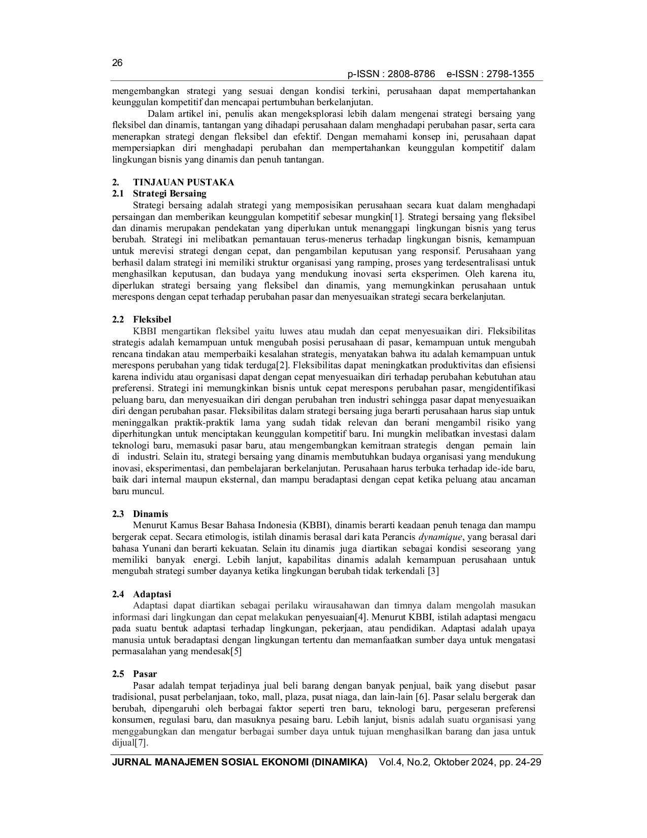 JURIS Beradaptasi Dengan Perubahan Pasar Dalam Strategi Bersaing Yang Fleksibel Dan Dinamis