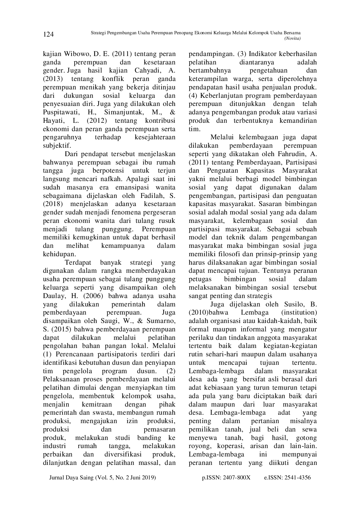 juris Strategi Pengembangan Usaha Perempuan Penopang Ekonomi Keluarga Melalui Kelompok Usaha Bersama