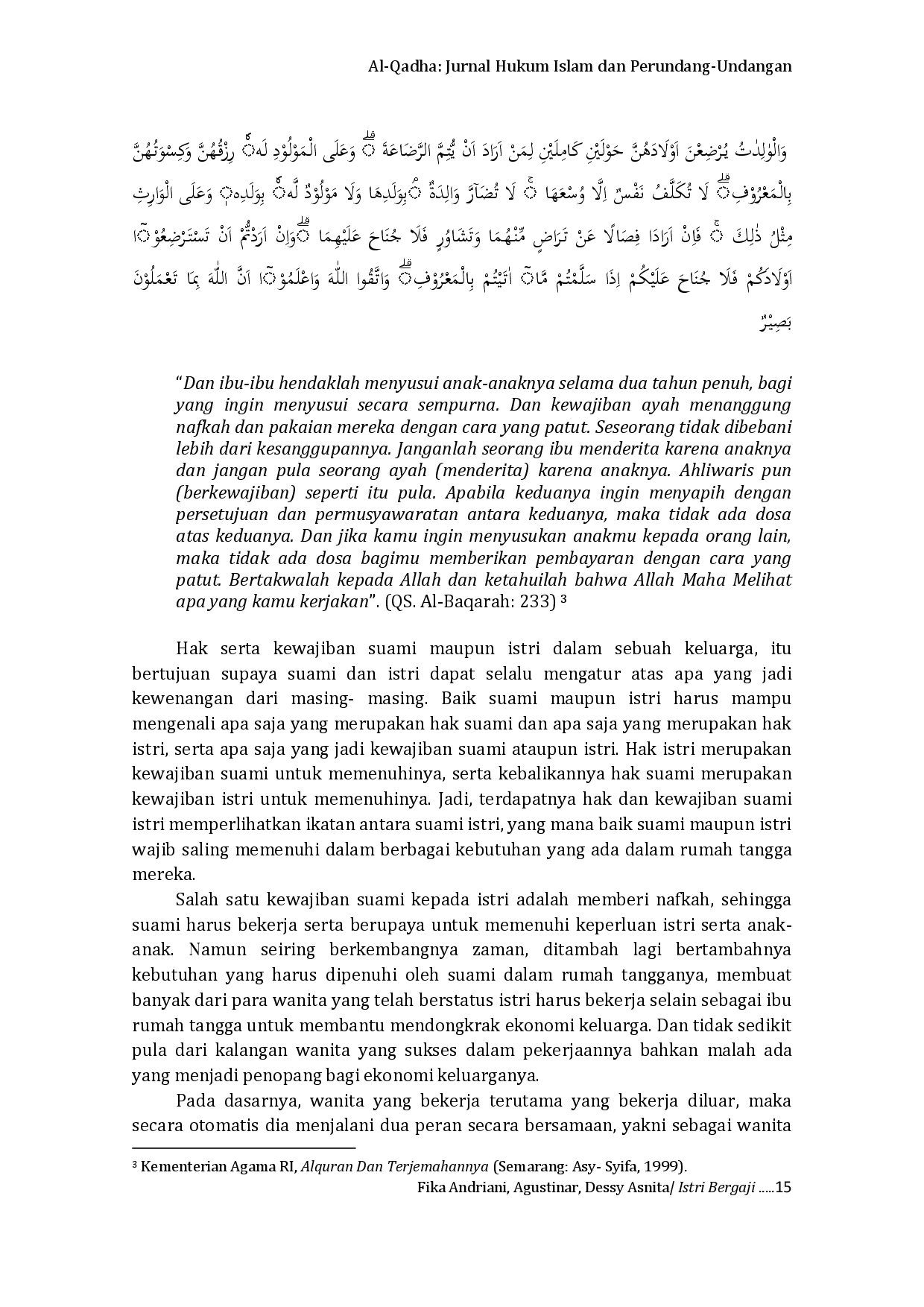 juris Istri Bergaji Analisis Peran Wanita Bekerja Dalam Meningkatkan Ekonomi Keluarga