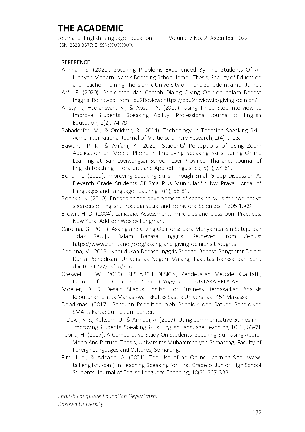 juris USING ENGLISH SPEAKING PRACTICE APPLICATION TO IMPROVE STUDENTS SPEAKING SKILL AT THE ELEVENTH GRADE OF SMAN 18 MAKASSAR